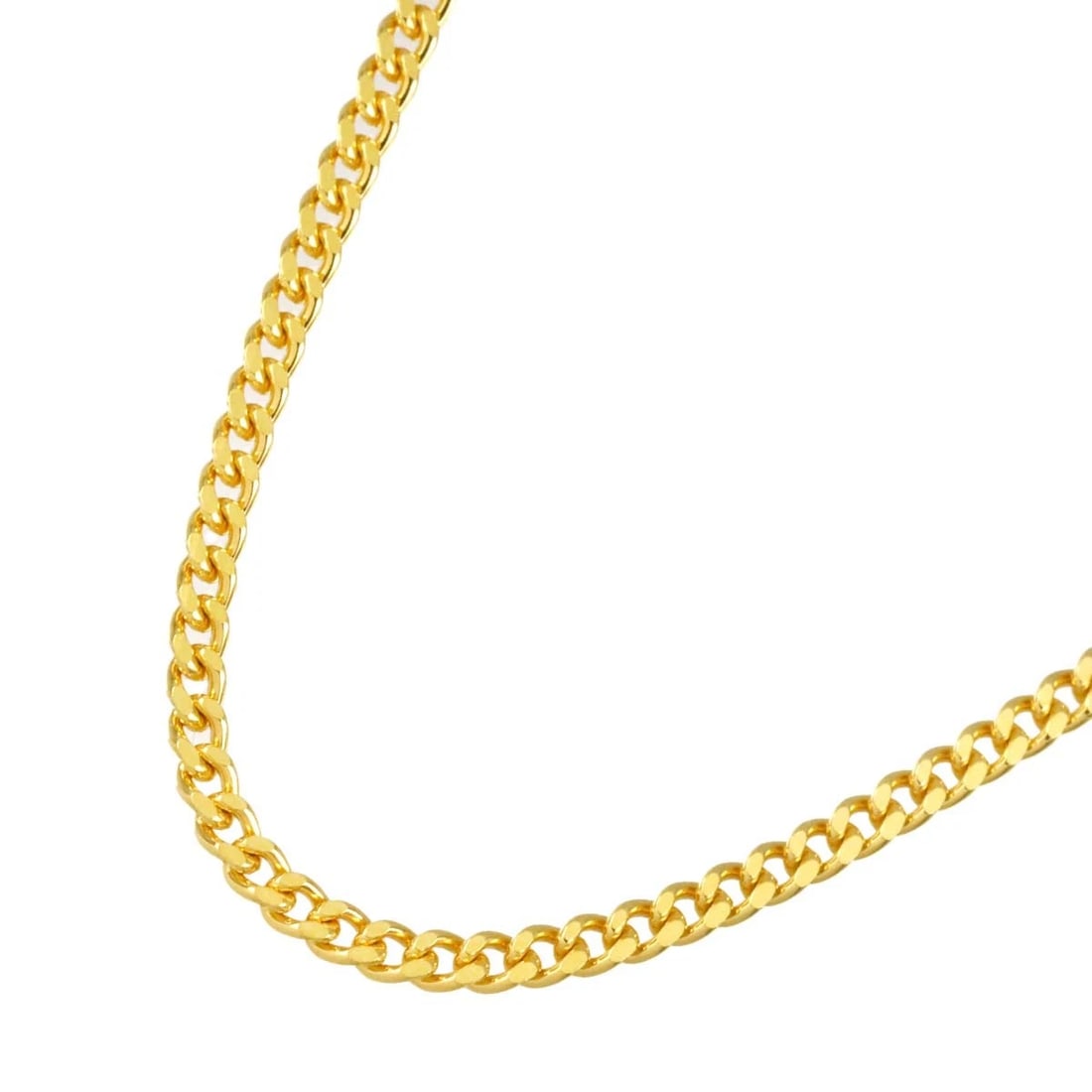 KIHEI CHAIN NECKLACE YG 999: Kihei chain Necklace YG 999 Brand: Unbranded Type/Style: Necklace Material: 999Yellow Gold, Color: Gold Size: Inner circumference:23.6inch Width:(max.) 2.6mm Accessories: None Accessories Notice: