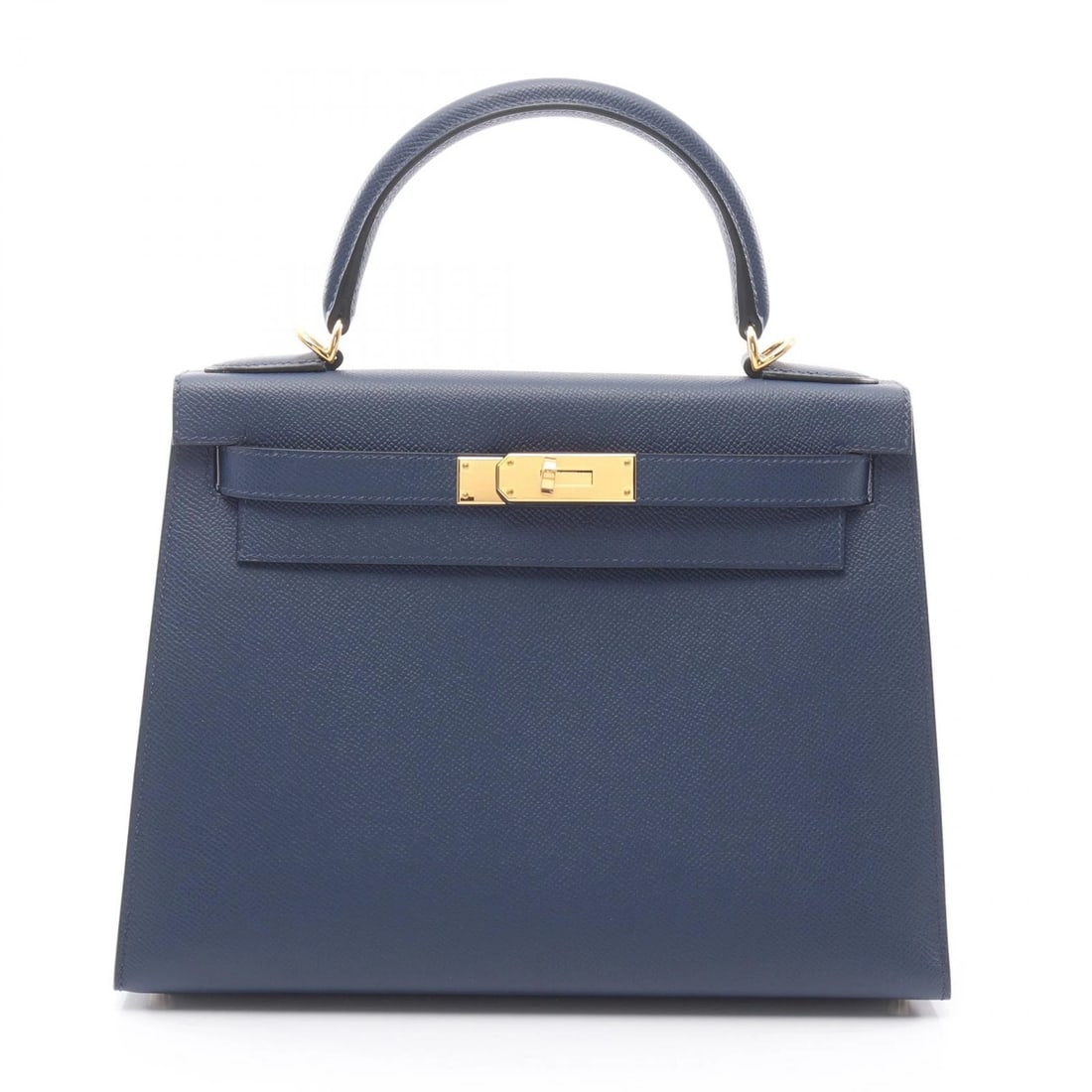 HERMES KELLY 28 OUTSIDE STITCHED SHOULDER HANDBAG: HERMES Kelly 28 outside stitched shoulder Handbag Brand: HERMES Type/Style: Handbag Material: Epsom ? leather ? Calfskin (cowhide) ? Epsom Color: Blue nuit / Navy?ish colors Size: (H:8.3" x W:11.0" x