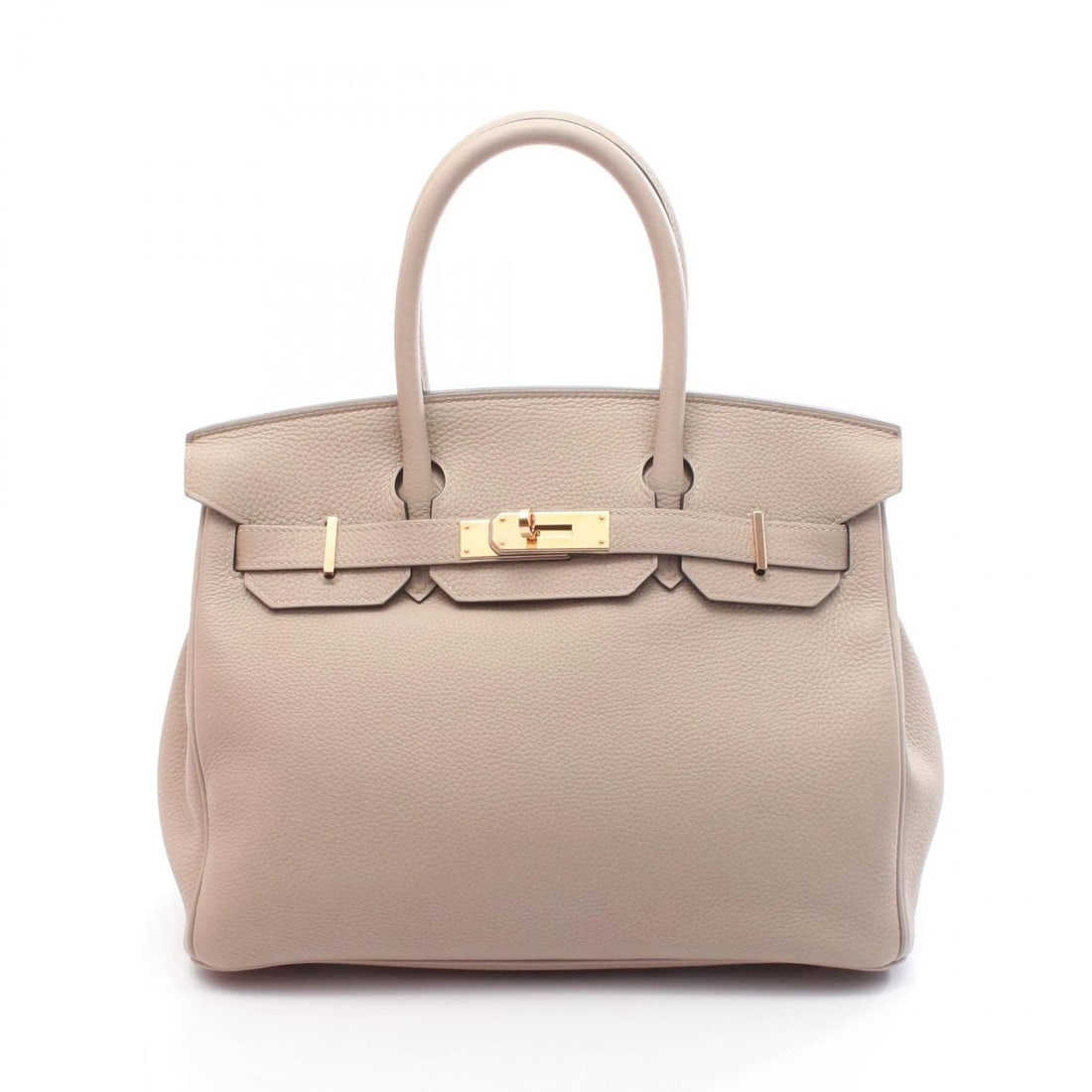 HERMES BIRKIN 30 HANDBAG C TOGO LEATHER GRIS: HERMES Birkin 30 Handbag C Togo leather Gris Brand: HERMES Type/Style: Handbag Material: Togo leather ? leather ? Togo leather Color: Gris tourterelle / Beige?ish colors Size: (H:9.4" x W:11.8" x