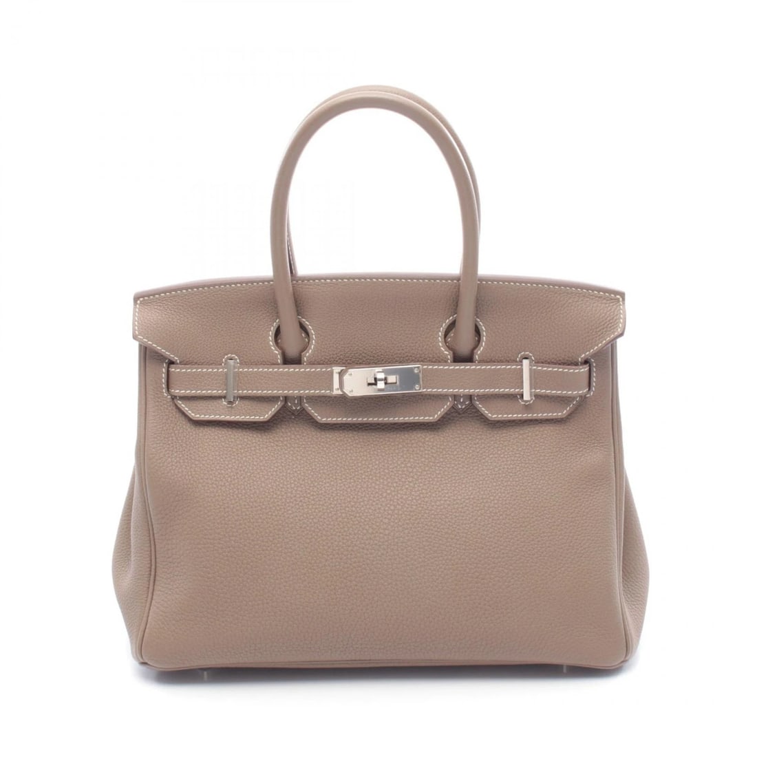 HERMES BIRKIN 30 HANDBAG TOGO LEATHER GRAY ETOUPE GREY: HERMES Birkin 30 Handbag Togo leather Gray Etoupe Grey Brand: HERMES Type/Style: Handbag Material: Togo leather ? leather Color: Etoupe Grey / Gray?ish colors Size: (H:9.4" x W:11.8" x D:5.9") Acc