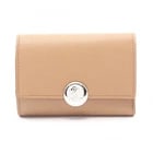 LOEWE PEBBLE SMALL VERTICAL WALLET TRI-FOLD WALLET: LOEWE Pebble Small Vertical Wallet Tri-fold wallet Brand: LOEWE Type/Style: Tri-fold wallet Material: leather Color: Brown?ish colors Size: (H:3.1" x W:4.7"x D:1.2) Accessories: None Acces