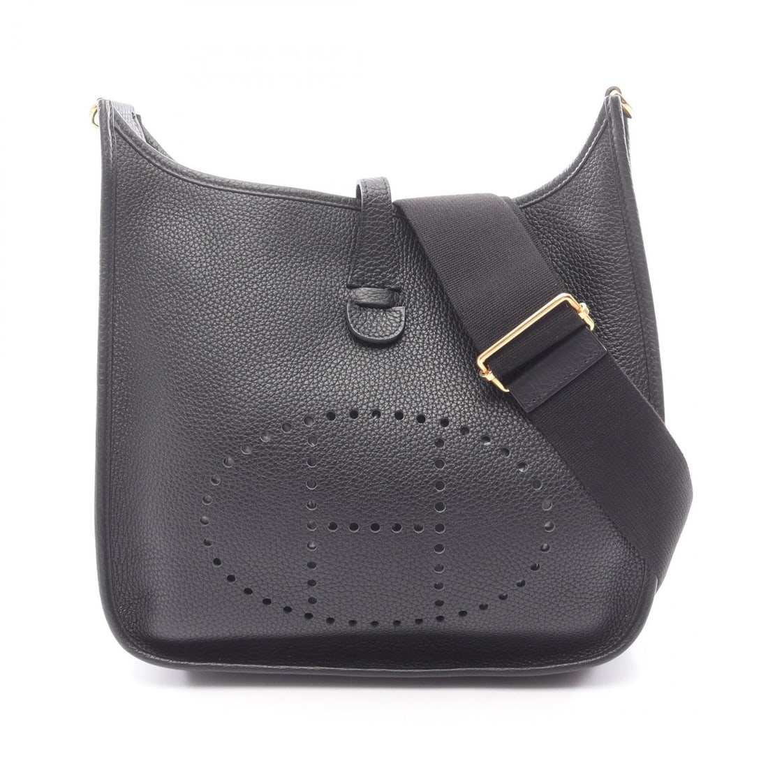 HERMES EVELYNE 3 PM SHOULDER CROSSBODY BAG: HERMES Evelyne 3 PM Shoulder crossbody Bag Brand: HERMES Type/Style: Shoulder Bag Material: Taurillon Clemence ? Taurillon Clemence Color: Black?ish colors Size: (H:10.4" x W:11.0" x D:2.8")