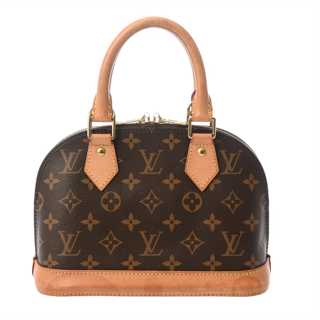 LOUIS VUITTON BB 2WAY MONOGRAM CANVAS BROWN HANDBAG: LOUIS VUITTON BB 2WAY Monogram canvas Brown Handbag Brand: LOUIS VUITTON Type/Style: Handbag Material: Monogram canvas Color: Brown Size: H:about 6.7inch (Center) W:about 9.1inch (Bottom) D:about 4.3i