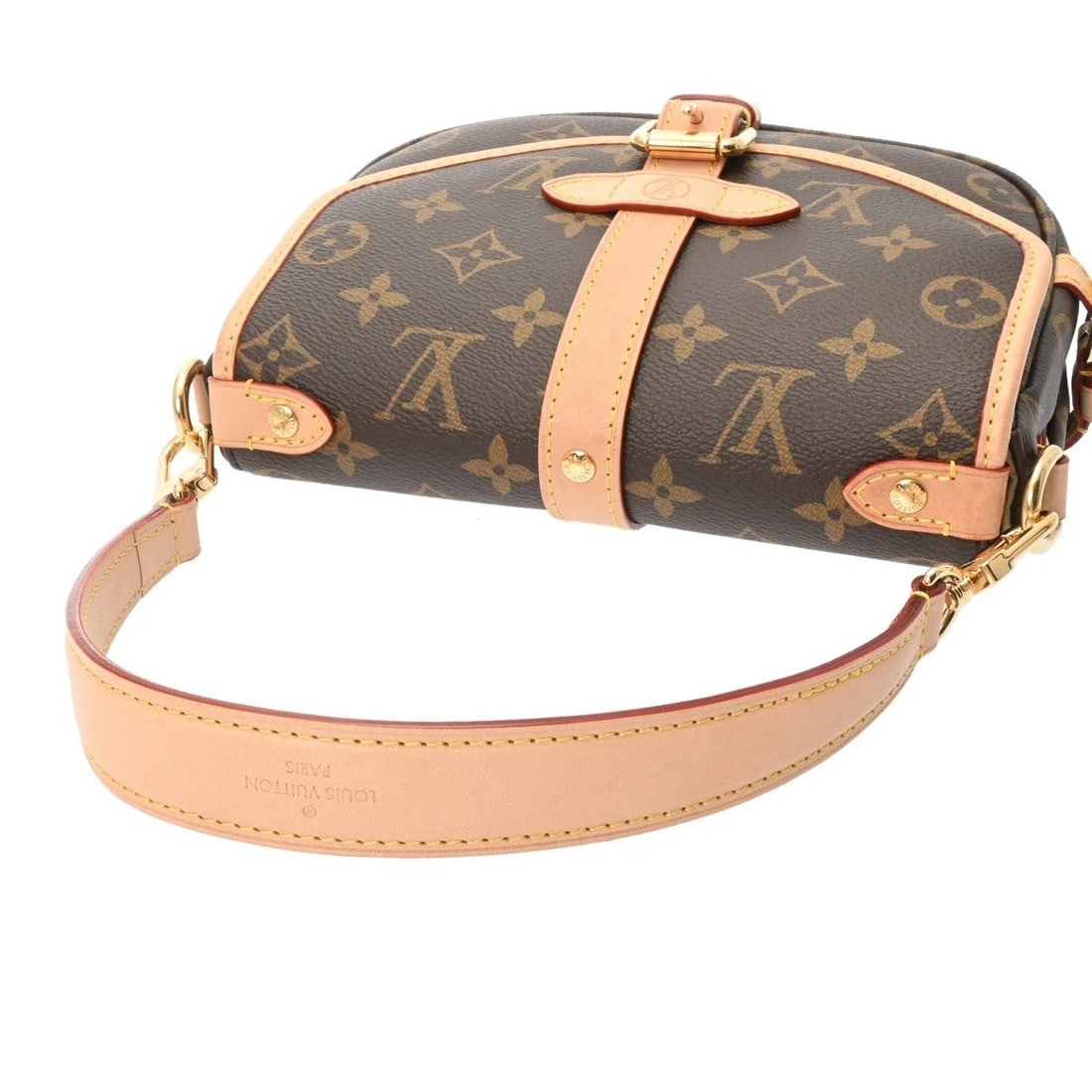 LOUIS VUITTON BB MONOGRAM CANVAS SHOULDER BAG - 3
