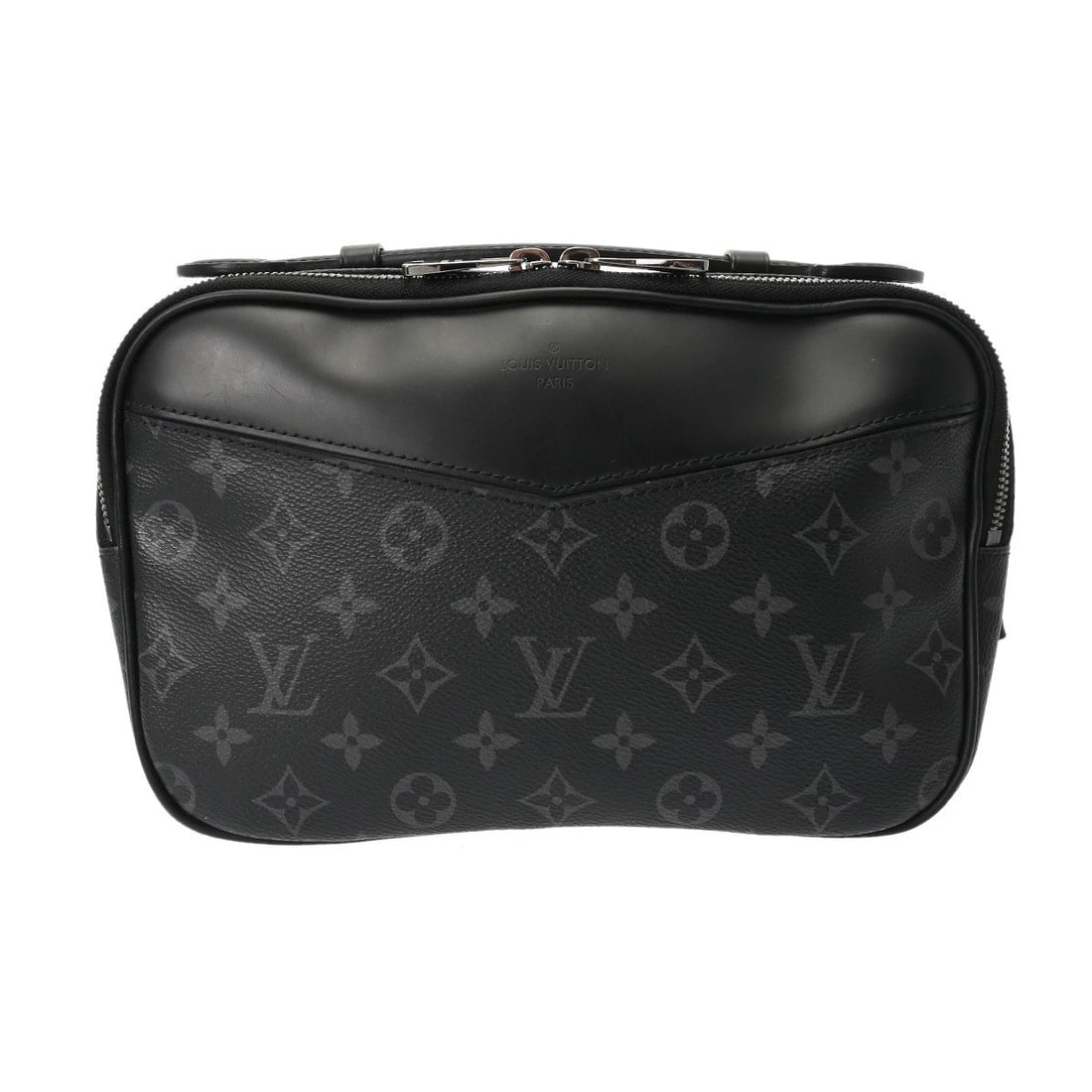 LOUIS VUITTON BUM BAG MONOGRAM CANVAS BLACK: LOUIS VUITTON Bum bag Monogram canvas black Brand: LOUIS VUITTON Type/Style: body bag Material: Monogram canvas Color: black Size: H:about 6.7inch W:about 10.4inch D:about 2.8inch (Bottom) Accesso
