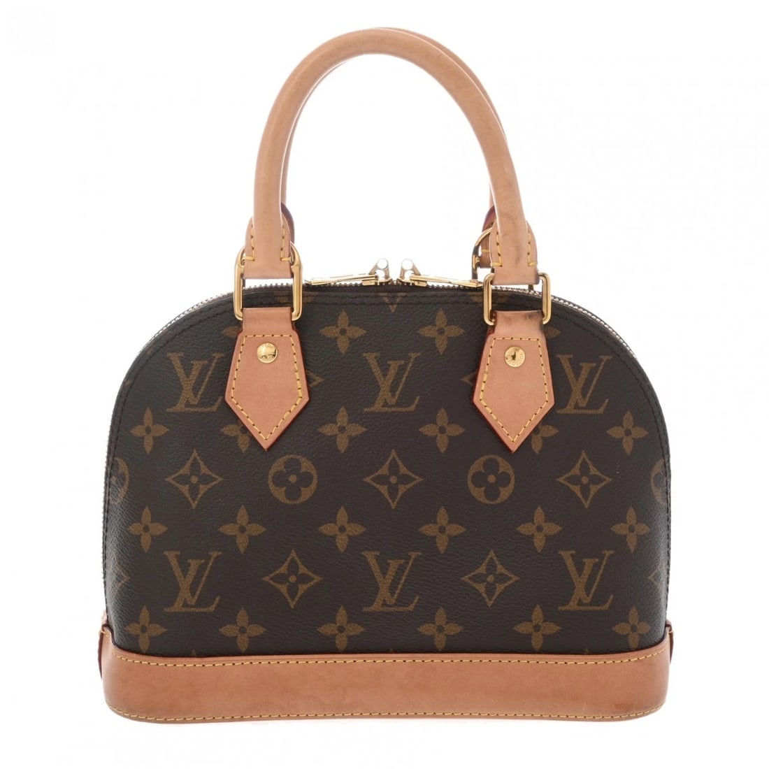 LOUIS VUITTON ALMA BB MONOGRAM CANVAS BROWN HANDBAG: LOUIS VUITTON Alma BB Monogram canvas Brown Handbag Brand: LOUIS VUITTON Type/Style: Handbag Material: Monogram canvas Color: Brown ? Gold Metal Size: H:about 6.9inch W:about 9.1inch D:about 4.3inch