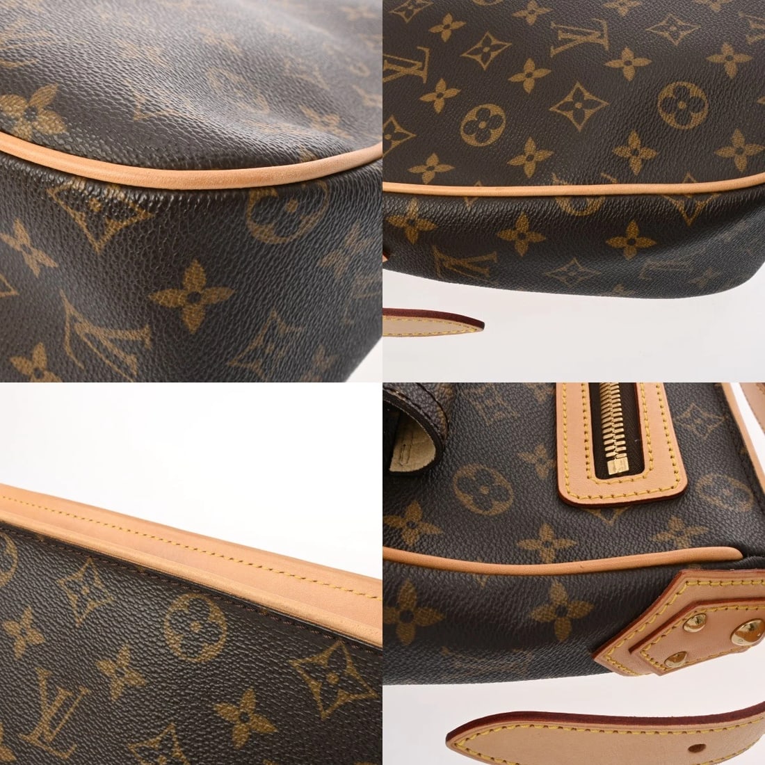 LOUIS VUITTON HUDSON GM MONOGRAM CANVAS SHOULDER BAG - 4