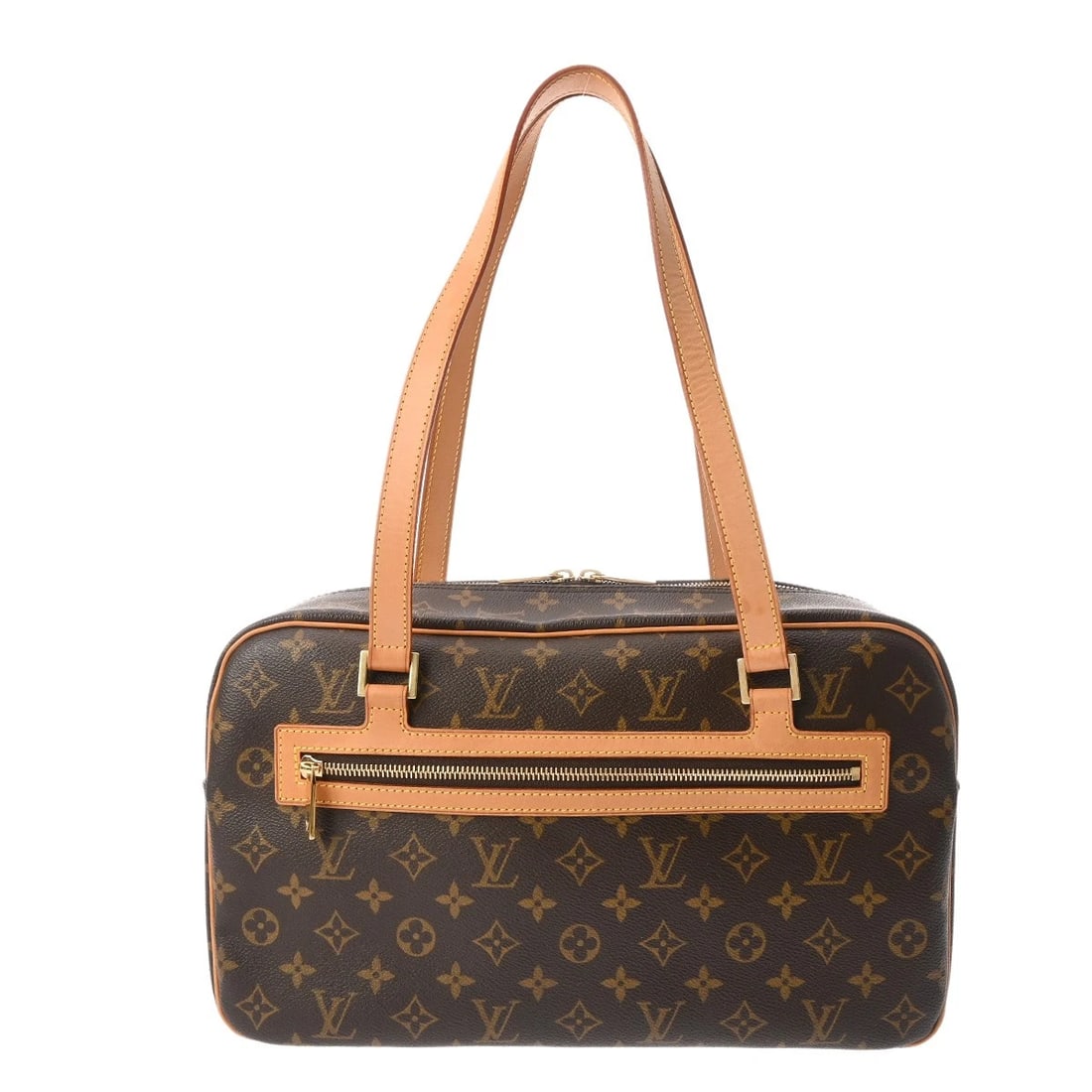 LOUIS VUITTON CITE GM MONOGRAM CANVAS TOTE BAG: LOUIS VUITTON Cite GM Monogram canvas Tote Bag Brand: LOUIS VUITTON Type/Style: Tote Bag Material: Monogram canvas Color: Brown Size: H:about 8.5inch W:about 14.6inch D:about 4.3inch Accessories: