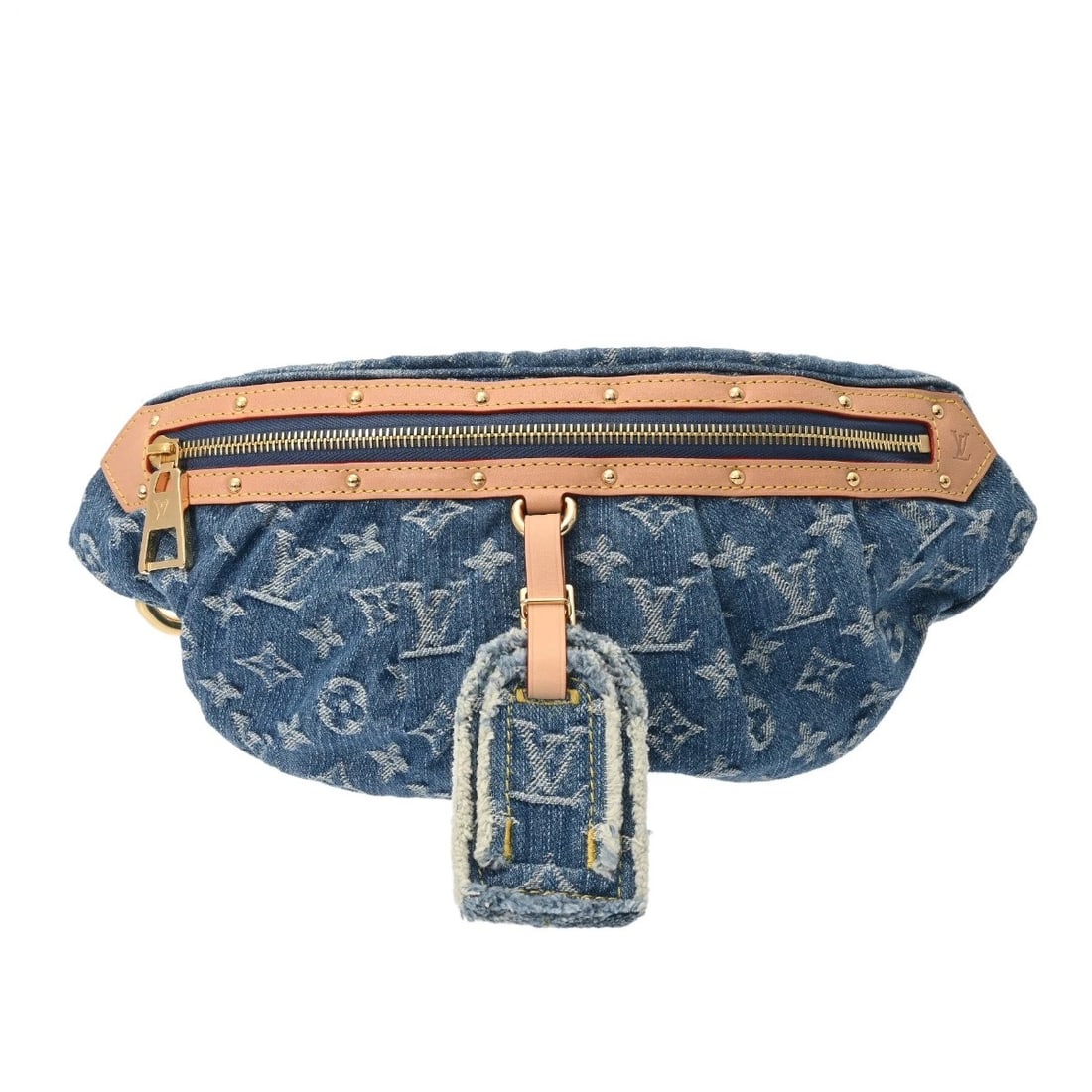 LOUIS VUITTON LV MONOGRAM DENIM BLUE BODY BAG: LOUIS VUITTON LV Monogram denim blue body bag Brand: LOUIS VUITTON Type/Style: body bag Material: denim Color: blue Size: H:about 6.7inch (Center) W:about 13.4inch (maximum) D:about 2.8inch Access