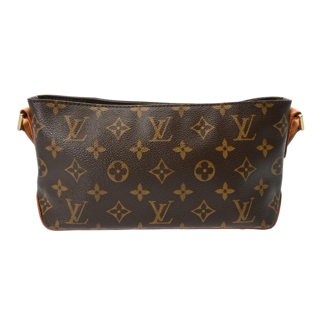 LOUIS VUITTON TROTTER MONOGRAM CANVAS SHOULDER BAG: LOUIS VUITTON Trotter Monogram canvas Shoulder Bag Brand: LOUIS VUITTON Type/Style: Shoulder Bag Material: Monogram canvas Color: Brown Size: H:about 5.1inch W:about 10.2inch (maximum) D:about 2.8inch
