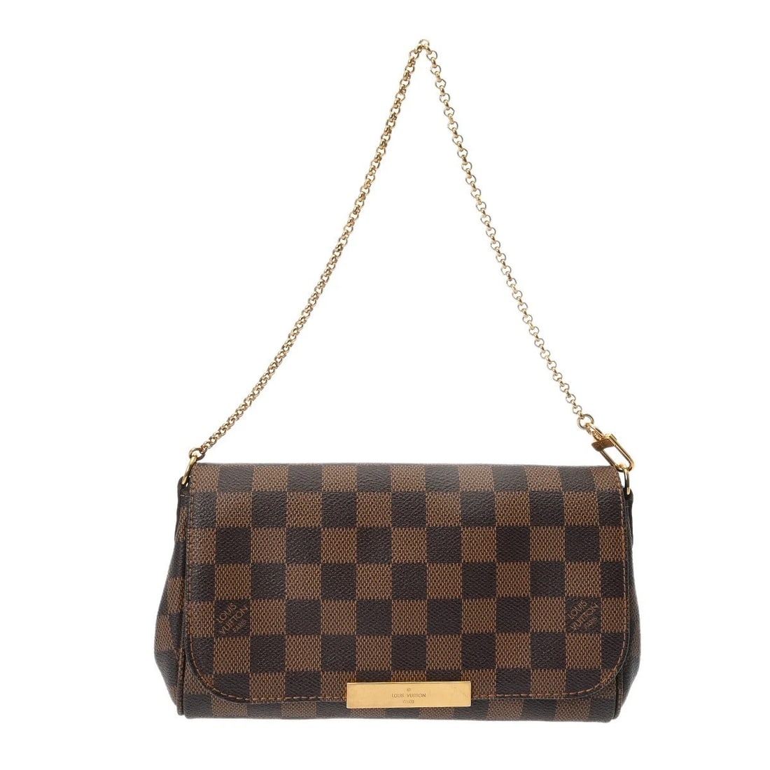 LOUIS VUITTON FAVORIT PM DAMIER CANVAS SHOULDER BAG (1 of 6)