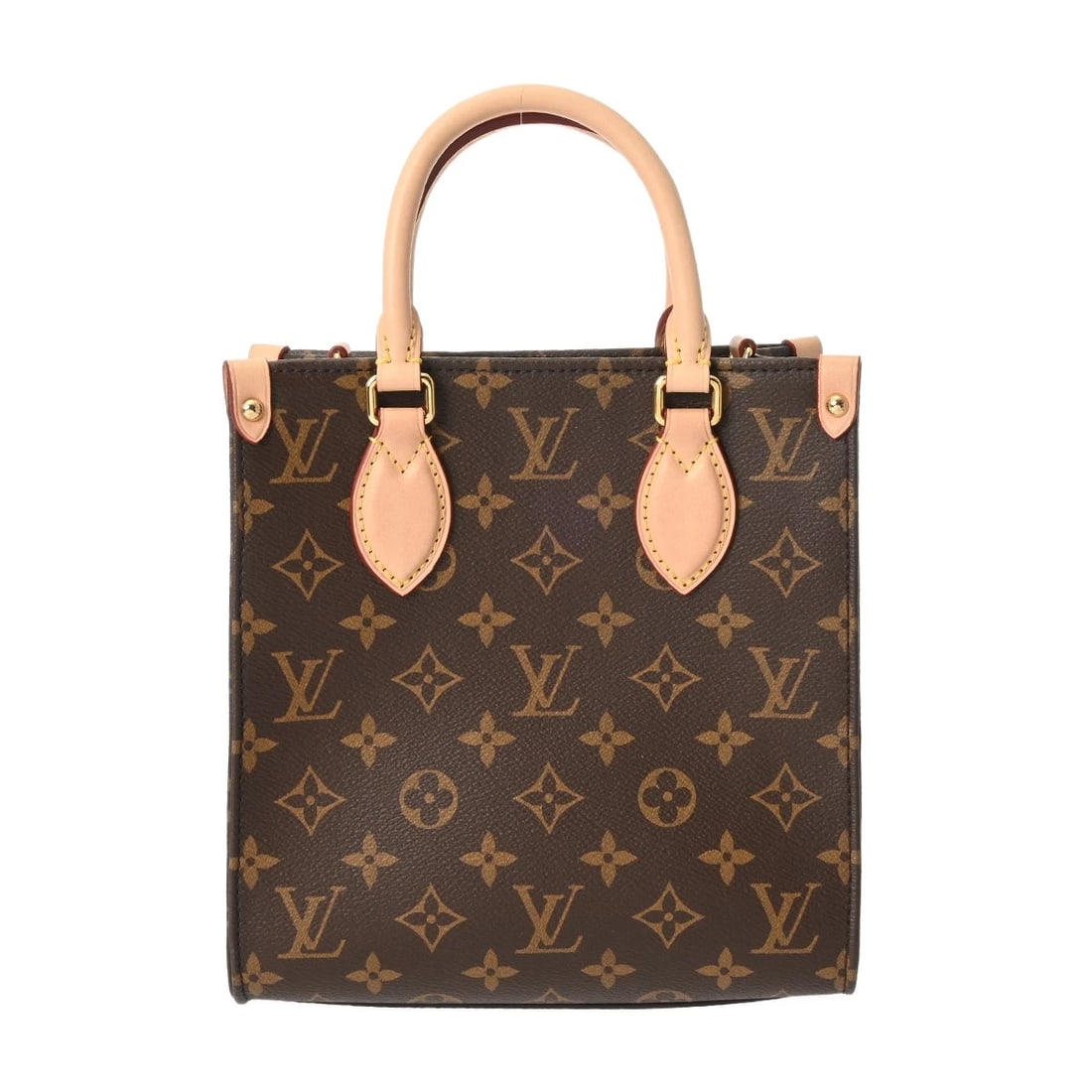 LOUIS VUITTON MONOGRAM CANVAS BROWN TOTE BAG: LOUIS VUITTON Monogram canvas Brown Tote Bag Brand: LOUIS VUITTON Type/Style: Tote Bag Material: Monogram canvas Color: Brown Size: H:about 8.7inch W:about 8.5inch Bottom D:about 3.5inch Accessori