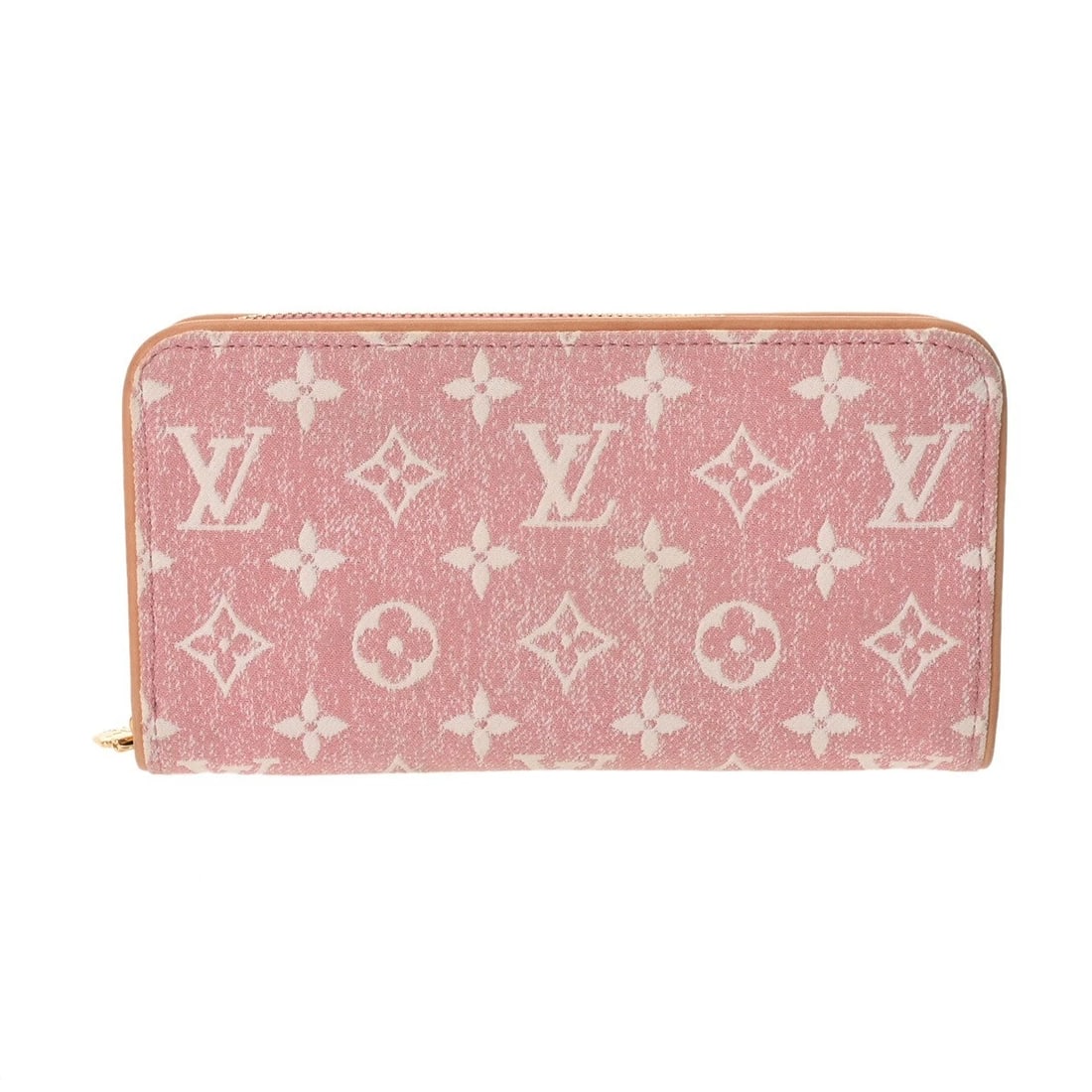 LOUIS VUITTON ZIPPY WALLET MONOGRAM DENIM: LOUIS VUITTON Zippy wallet Monogram denim Brand: LOUIS VUITTON Type/Style: Purse Material: denim Color: pink Size: H:about 4.1inch W:about 7.9inch Accessories: None Accessories Notice: When