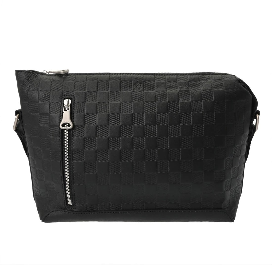 LOUIS VUITTON DISCOVERY MESSENGER SHOULDER BAG: LOUIS VUITTON Discovery Messenger Shoulder Bag Brand: LOUIS VUITTON Type/Style: Shoulder Bag Material: Damier Anfini Color: onyx Size: H:about 9.1inch W:about 11.4inch D:about 3.5inch Accessories: