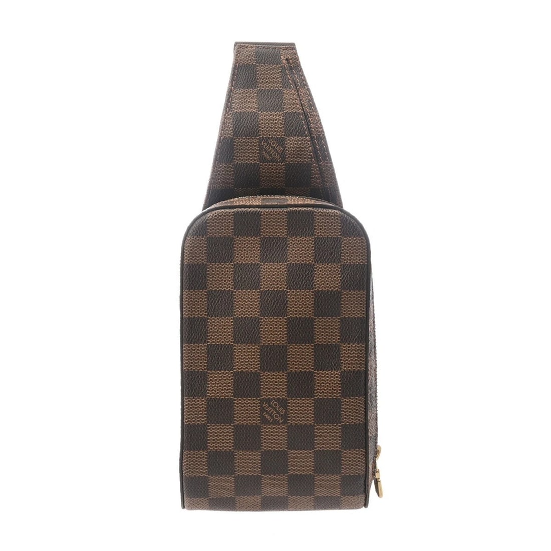LOUIS VUITTON DAMIER CANVAS BROWN BODY BAG: LOUIS VUITTON Damier canvas Brown body bag Brand: LOUIS VUITTON Type/Style: body bag Material: Damier canvas Color: Brown Size: H:about 7.9inch W:about 4.7inch D:about 2.0inch Accessories: None