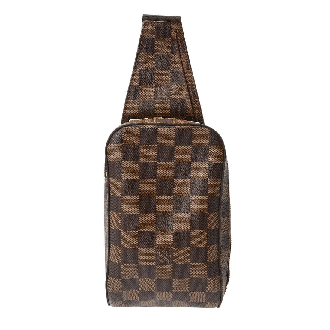LOUIS VUITTON DAMIER CANVAS EBENE BODY BAG: LOUIS VUITTON Damier canvas Ebene body bag Brand: LOUIS VUITTON Type/Style: body bag Material: Damier canvas Color: Ebene Size: H:about 7.9inch W:about 4.5inch D:about 2.0inch Accessories: None