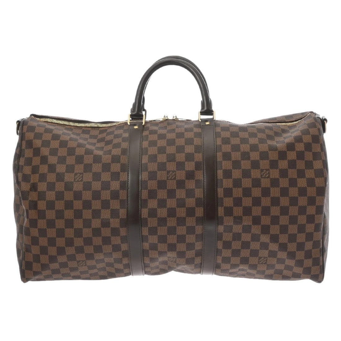 LOUIS VUITTON KEEPALL VANDRIERE 55 DAMIER CANVAS BROWN: LOUIS VUITTON Keepall Vandriere 55 Damier canvas Brown Brand: LOUIS VUITTON Type/Style: Boston bag Material: Damier canvas Color: Brown Size: H:about 12.2inch W:about 21.7inch D:about 9.8inch