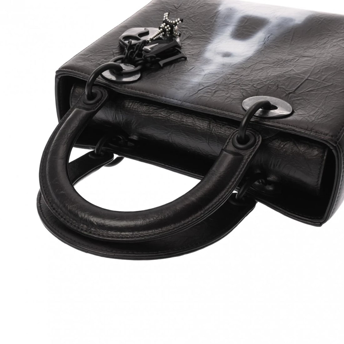 DIOR MEDIUM BAG BLACK HANDBAG - 3