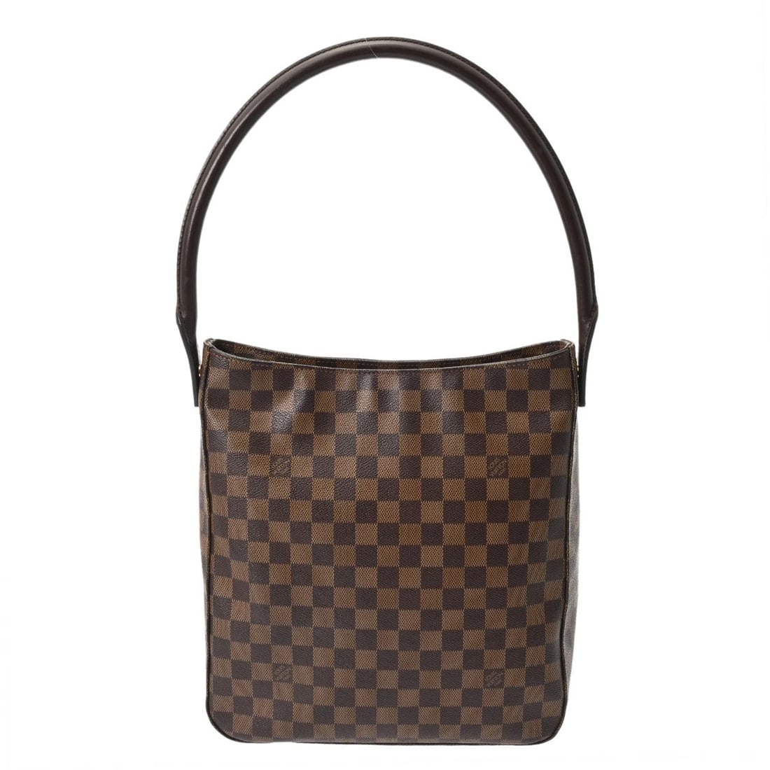 LOUIS VUITTON DAMIER CANVAS BROWN: LOUIS VUITTON Damier canvas Brown Brand: LOUIS VUITTON Type/Style: Shoulder Bag Material: Damier canvas Color: Brown Size: H:about 12.2inch W:about 11.0inch D:about 4.1inch Accessories: None <