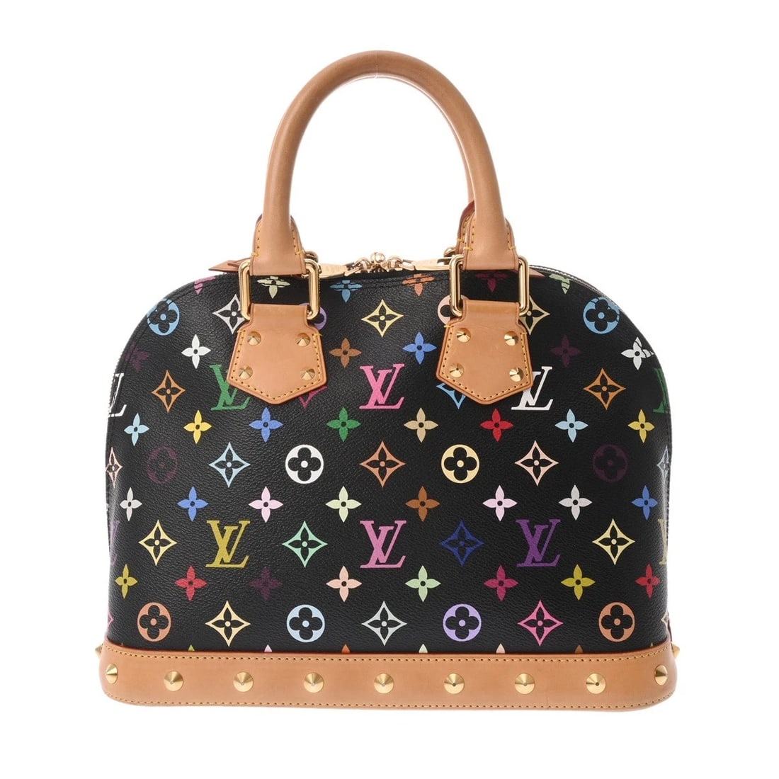 LOUIS VUITTON ALMA MONOGRAM MULTICOLOR NOIR HANDBAG: LOUIS VUITTON Alma Monogram multicolor Noir Handbag Brand: LOUIS VUITTON Type/Style: Handbag Material: Monogram multicolor Color: Noir Size: H:about 9.1inch W:about 12.2inch D:about 5.9inch Access