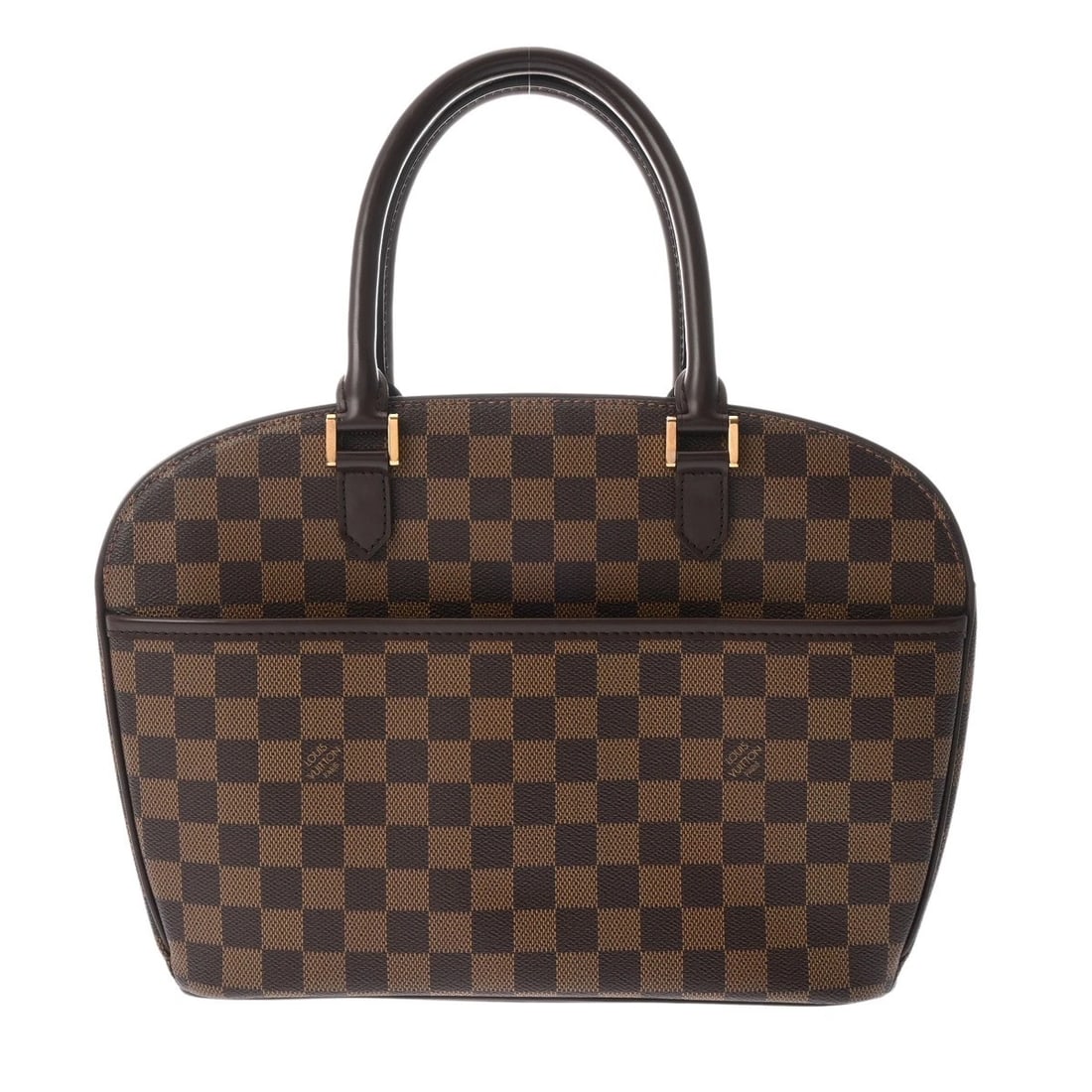 LOUIS VUITTON SALIA HORIZONT DAMIER CANVAS BROWN HANDBAG: LOUIS VUITTON Salia Horizont Damier canvas Brown Handbag Brand: LOUIS VUITTON Type/Style: Handbag Material: Damier canvas Color: Brown Size: H:about 9.8inch (Center) W:about 11.8inch (Bottom) D:about 