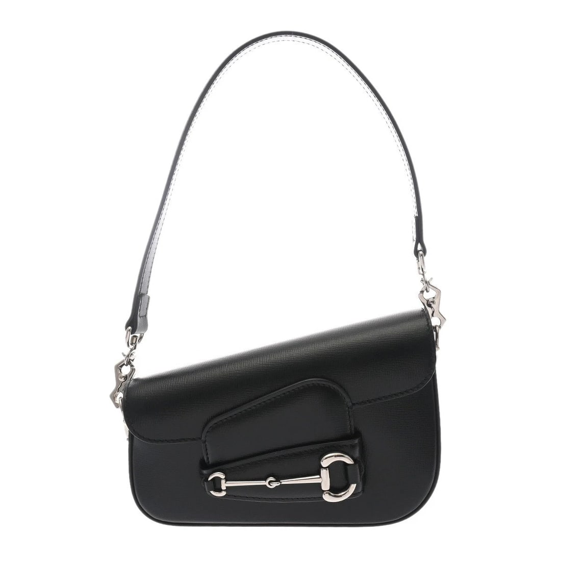 GUCCI HORSEBIT MINI BAG LEATHER BLACK SHOULDER BAG: GUCCI Horsebit Mini Bag leather black Shoulder Bag Brand: GUCCI Type/Style: Shoulder Bag Material: leather Color: black ? SilverMetal Size: H:about 4.9inch (maximum) W:about 7.7inch (maximum) D:about 