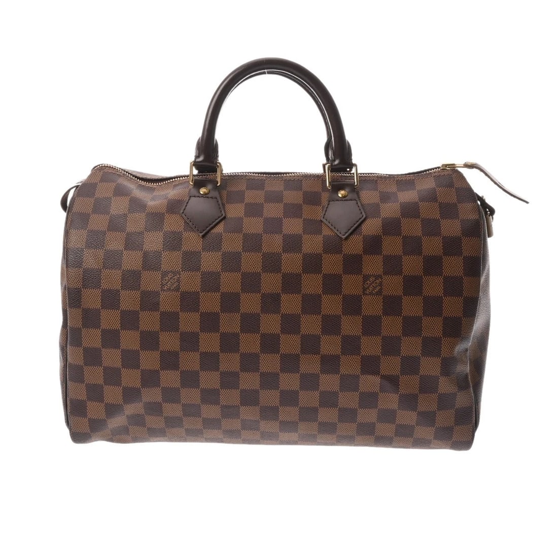 LOUIS VUITTON SPEEDY 35 DAMIER CANVAS BROWN UNISEX HANDBAG (1 of 6)