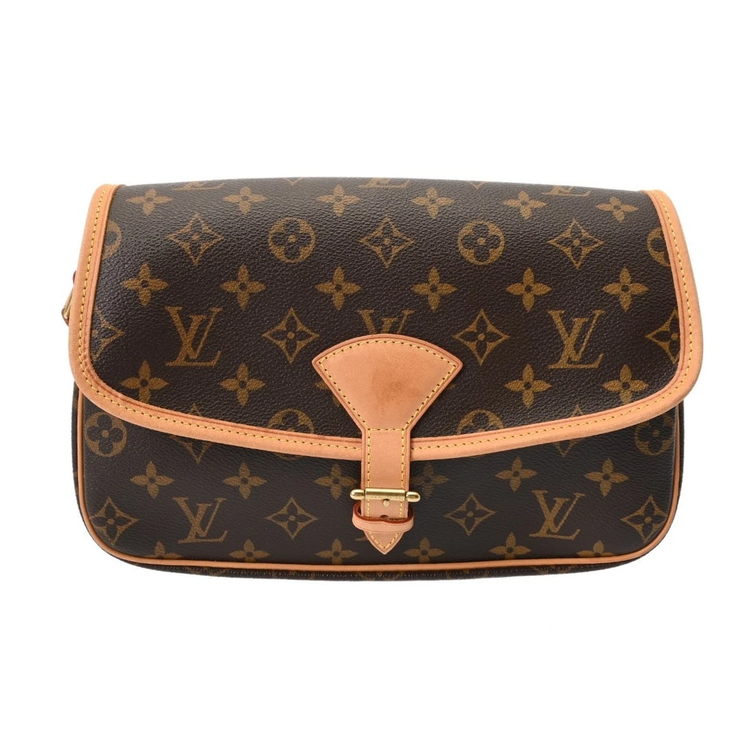 LOUIS VUITTON MONOGRAM CANVAS BROWN SHOULDER BAG: LOUIS VUITTON Monogram canvas Brown Shoulder Bag Brand: LOUIS VUITTON Type/Style: Shoulder Bag Material: Monogram canvas Color: Brown Size: H:about 6.7inch W:about 10.2inch D:about 3.1inch Accesso