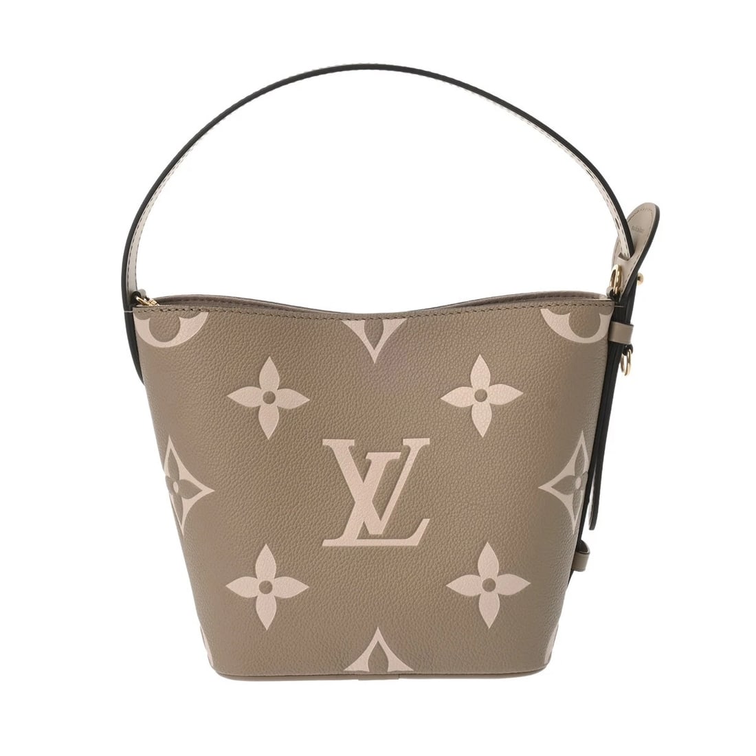 LOUIS VUITTON BB BICOLOR MONOGRAM EMPREINTE TOP GRAY/CREME (1 of 6)