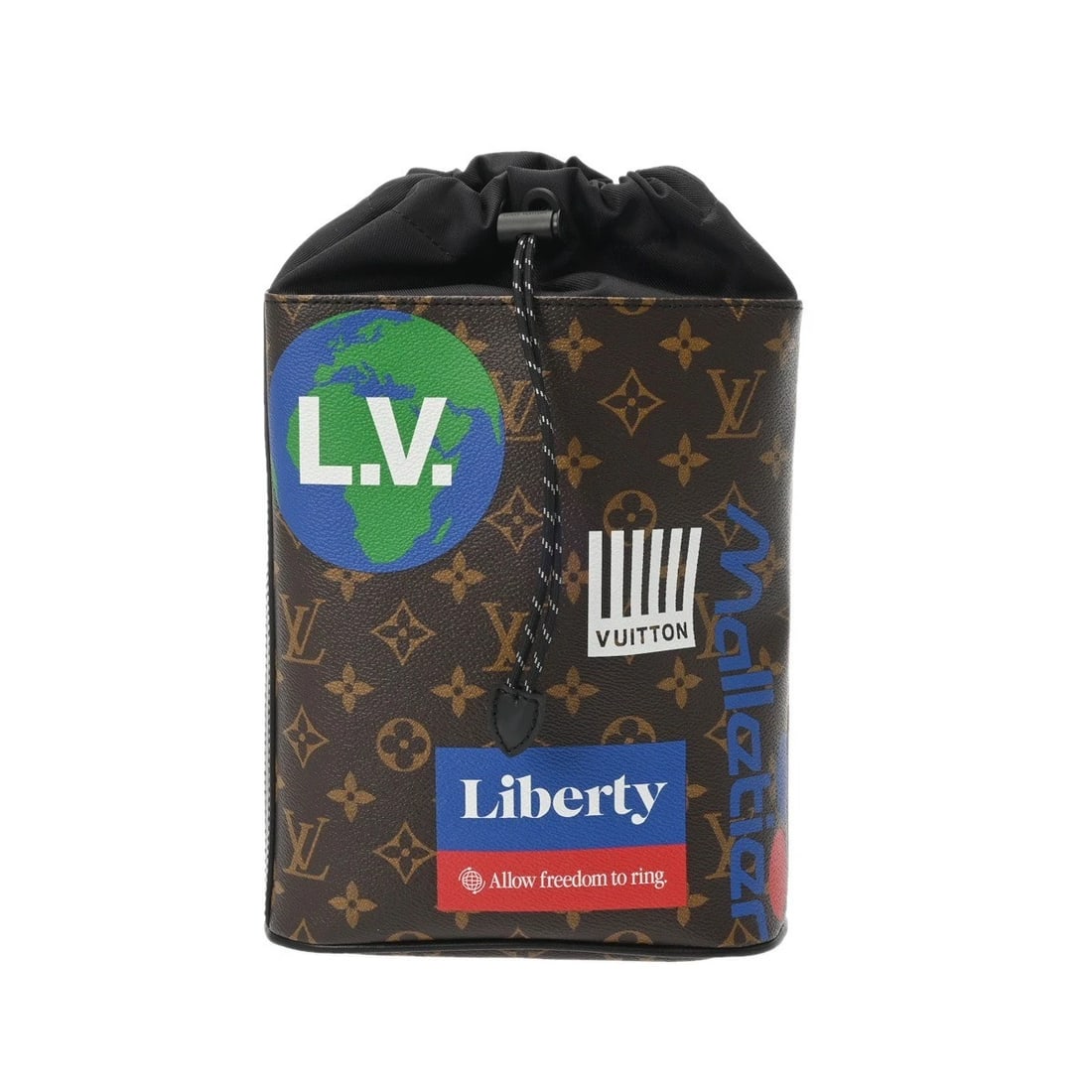 LOUIS VUITTON CHALK SLING BAG MONOGRAM CANVAS BROWN: LOUIS VUITTON Chalk sling bag Monogram canvas Brown Brand: LOUIS VUITTON Type/Style: body bag Material: Monogram canvas Color: Brown ? Black Metal Size: H:about 9.4inch W:about 7.9inch D:about 3.0inch