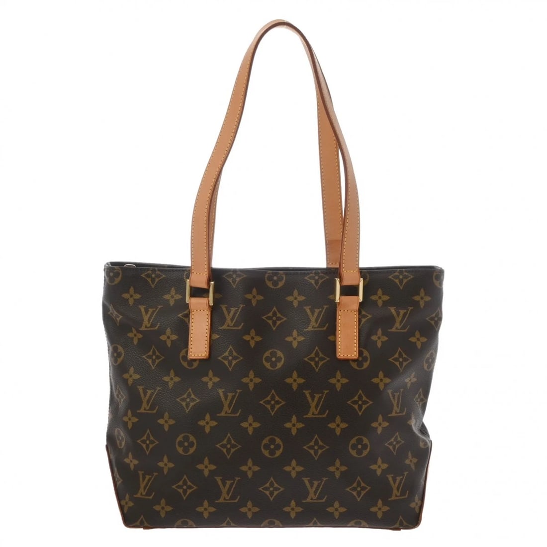 LOUIS VUITTON MONOGRAM CANVAS BROWN TOTE BAG: LOUIS VUITTON Monogram canvas Brown Tote Bag Brand: LOUIS VUITTON Type/Style: Tote Bag Material: Monogram canvas Color: Brown Size: H:about 9.4inch W:about 10.6inch (Bottom) D:about 4.7inch Access