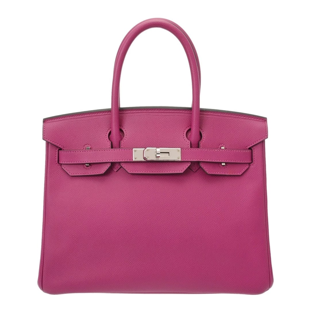 HERMES BIRKIN 30 VEAU EPSOM ROSE PURPLE HANDBAG: HERMES Birkin 30 Veau Epsom Rose purple Handbag Brand: HERMES Type/Style: Handbag Material: Veau Epsom Color: Rose purple ? SilverMetal Size: H:about 9.4inch (maximum) W:about 11.8inch D:about 6.1inch