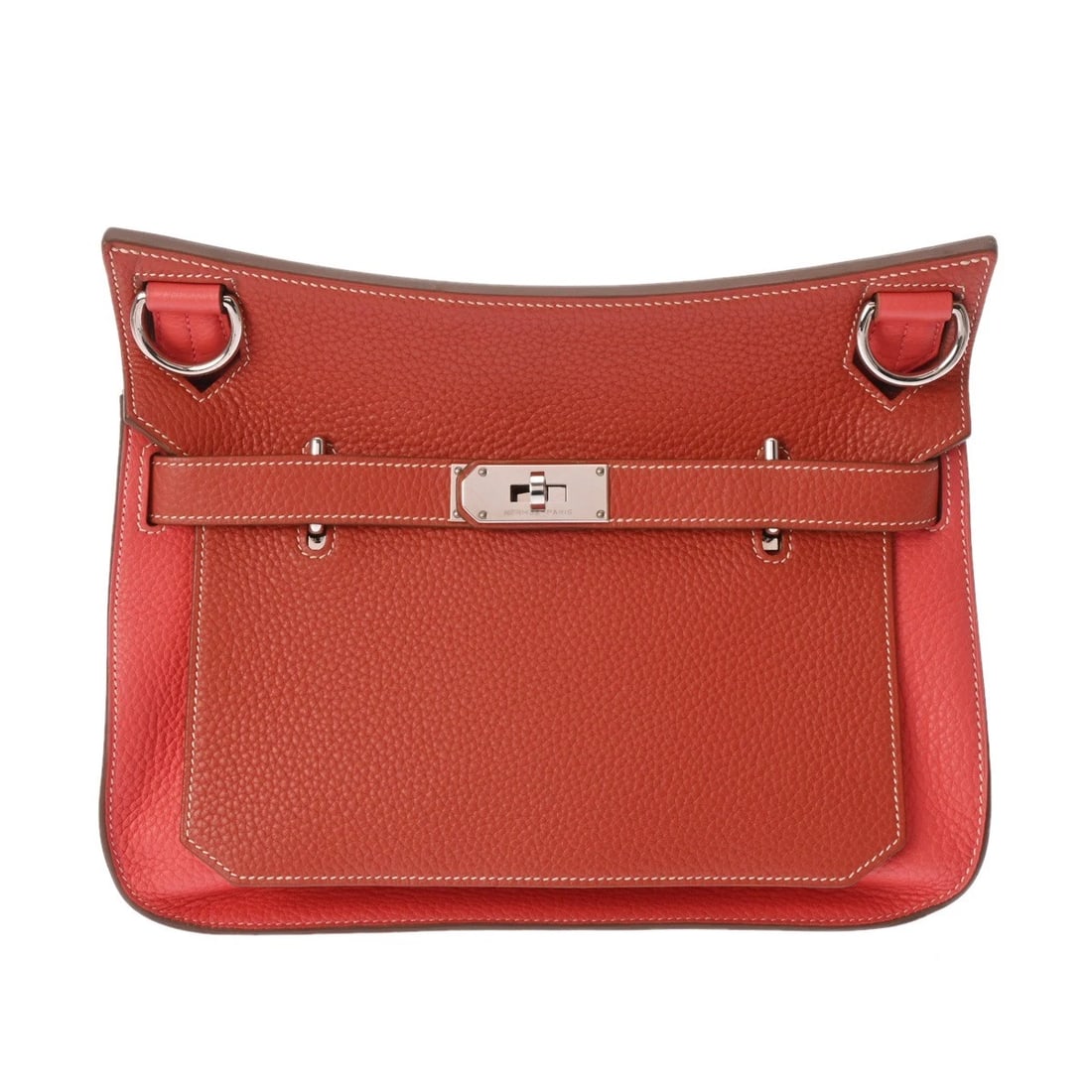 HERMES 31 TAURILLON CLEMENCE BLUSH/ROUGE PIVOINE SHOULDER BAG: HERMES 31 Taurillon Clemence Blush/Rouge Pivoine Shoulder Bag Brand: HERMES Type/Style: Shoulder Bag Material: Taurillon Clemence Color: Blush/Rouge Pivoine ? SilverMetal Size: H:about 9.6inch W:about