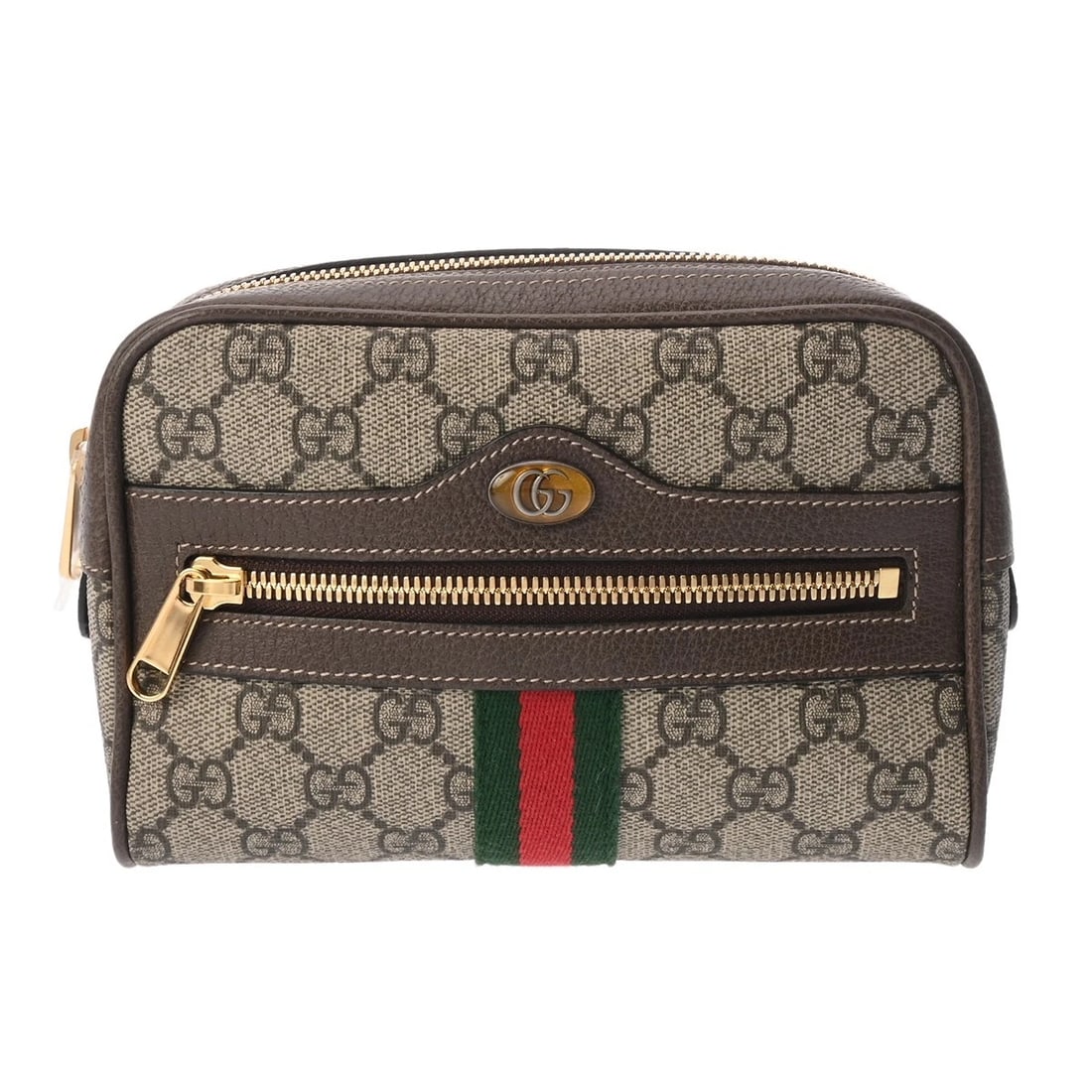 GUCCI BELT BAG SMALL OFIDIA GG SUPREME CANVAS/LEATHER: GUCCI Belt bag small Ofidia GG Supreme Canvas/leather Brand: GUCCI Type/Style: Waist bag Material: GG Supreme Canvas/leather Color: Beige/Ebony/Brown Size: H:about 5.1inch W:about 7.3inch D:about 2.4i