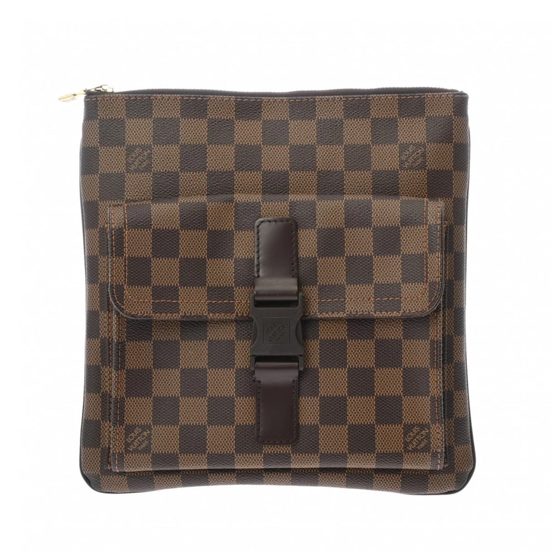 LOUIS VUITTON POCHETTE MELVILLE DAMIER CANVAS EBENE: LOUIS VUITTON Pochette Melville Damier canvas Ebene Brand: LOUIS VUITTON Type/Style: Shoulder Bag Material: Damier canvas Color: Ebene Size: H:about 9.4inch W:about 9.4inch D:about 0.4inch