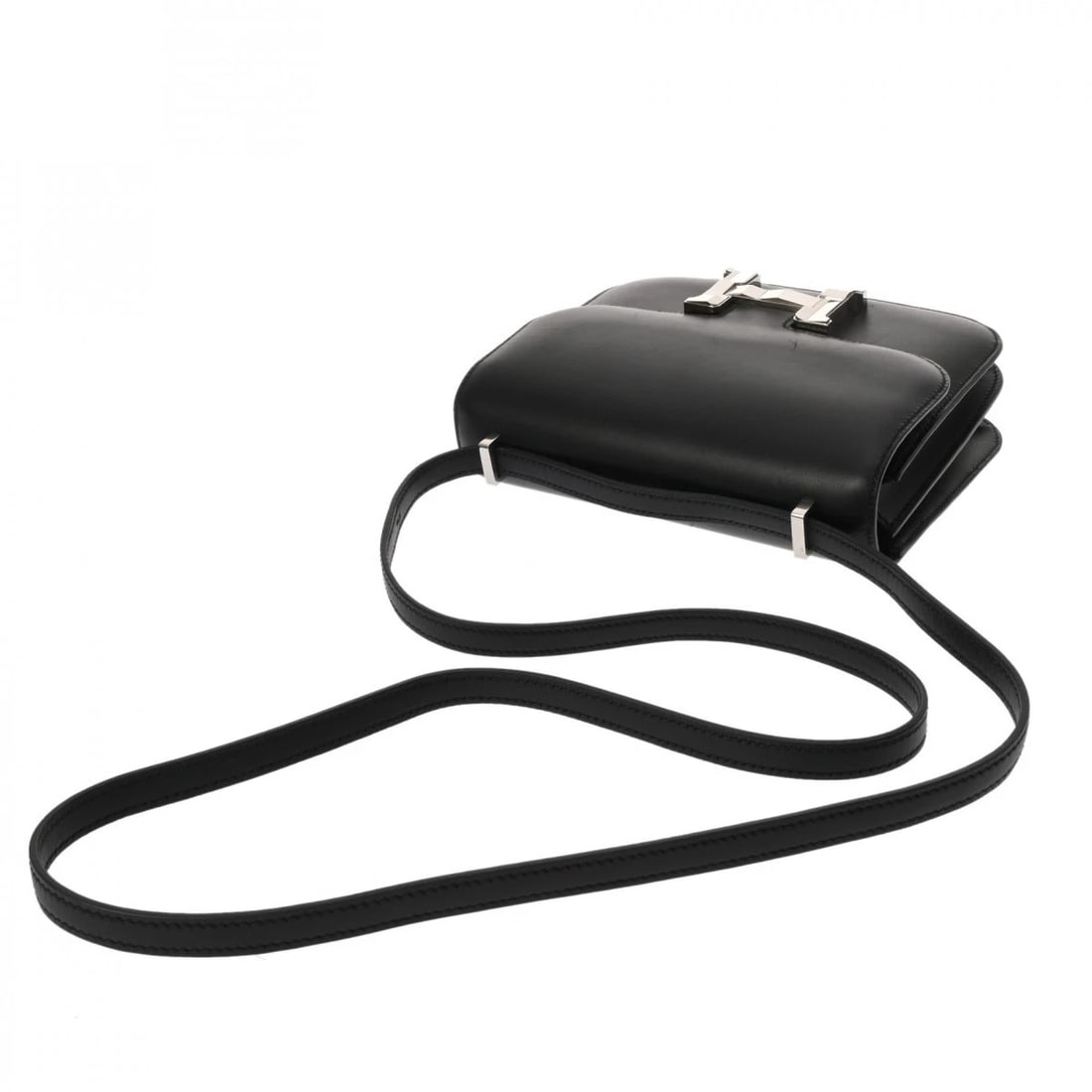 HERMES CONSTANCE STUDIO BLACK SHOULDER BAG - 2