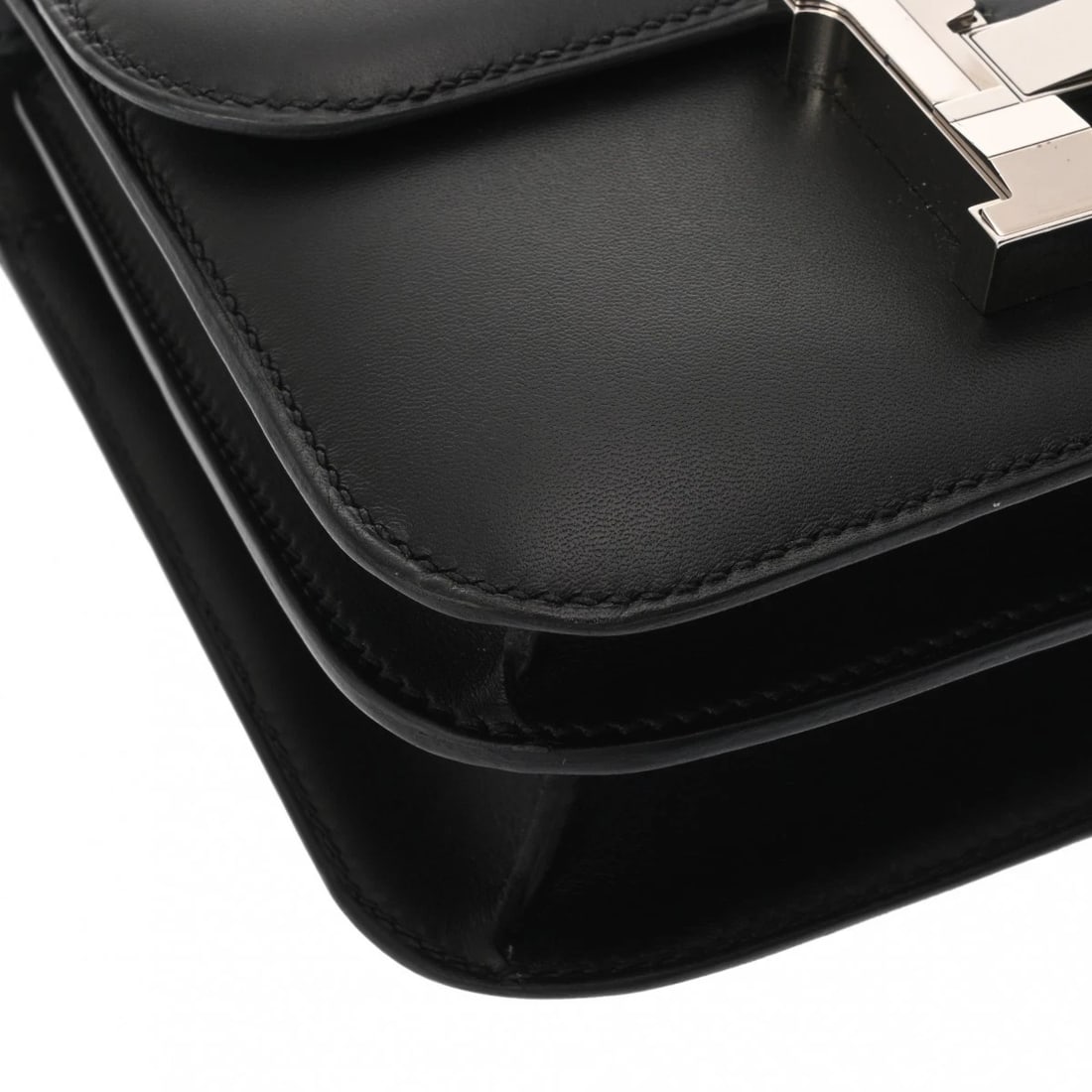 HERMES CONSTANCE STUDIO BLACK SHOULDER BAG - 4