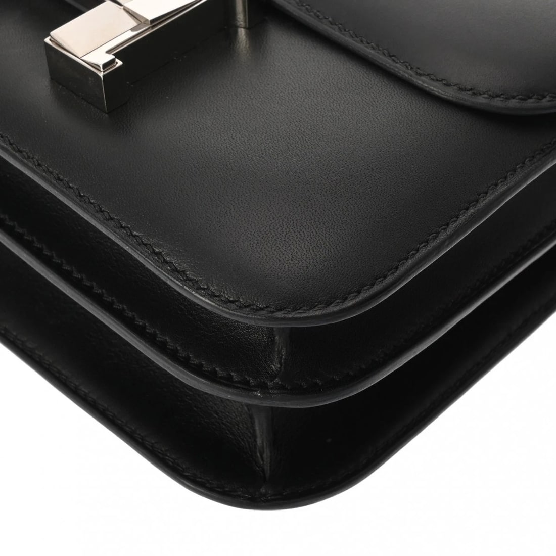 HERMES CONSTANCE STUDIO BLACK SHOULDER BAG - 5