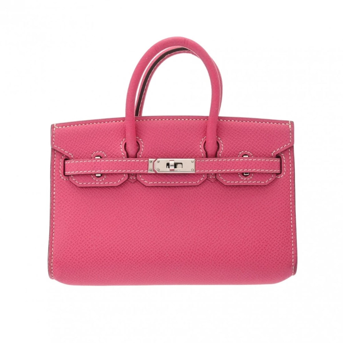 HERMES TINY BIRKIN 2WAY VEAU EPSOM ROSE DILIAN HANDBAG (1 of 6)