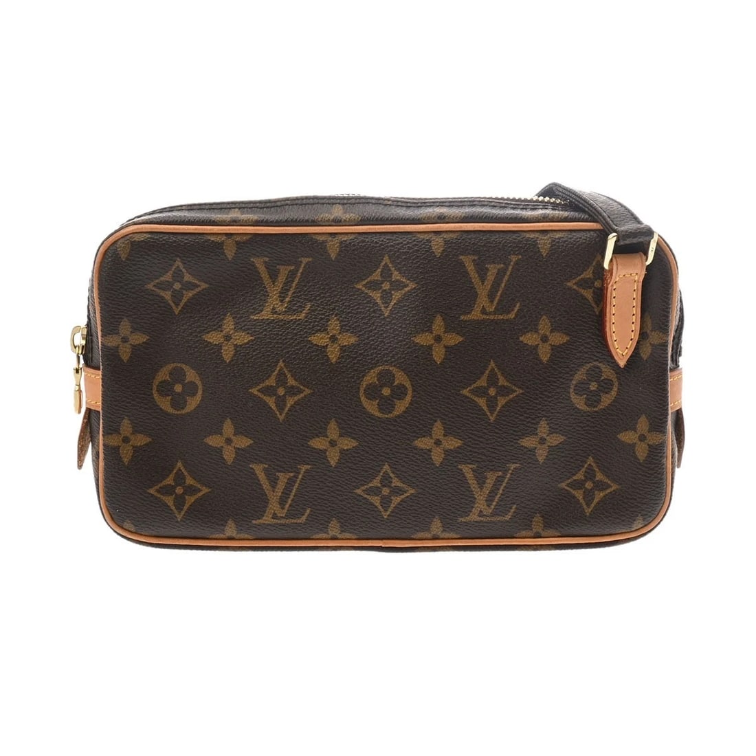 LOUIS VUITTON MARLY BANDRIERE MONOGRAM CANVAS BROWN: LOUIS VUITTON Marly Bandriere Monogram canvas Brown Brand: LOUIS VUITTON Type/Style: Shoulder Bag Material: Monogram canvas Color: Brown Size: H:about 4.9inch W:about 8.7inch D:about 1.6inch Acces