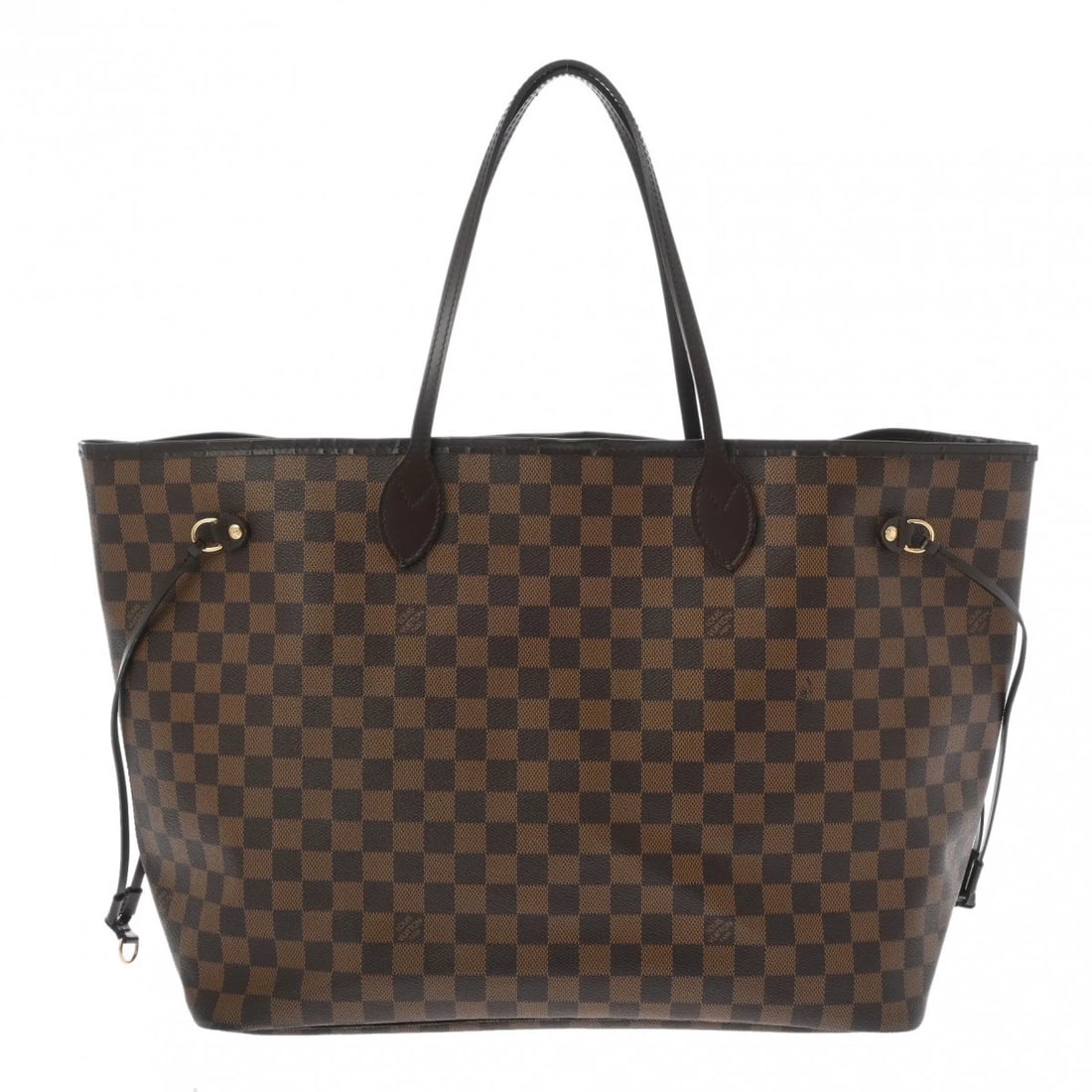 LOUIS VUITTON NEVERFULL GM DAMIER CANVAS TOTE BAG: LOUIS VUITTON Neverfull GM Damier canvas Tote Bag Brand: LOUIS VUITTON Type/Style: Tote Bag Material: Damier canvas Color: Slys Size: H:about 12.6inch W:about 15.6inch (Bottom) D:about 7.7inch Acc