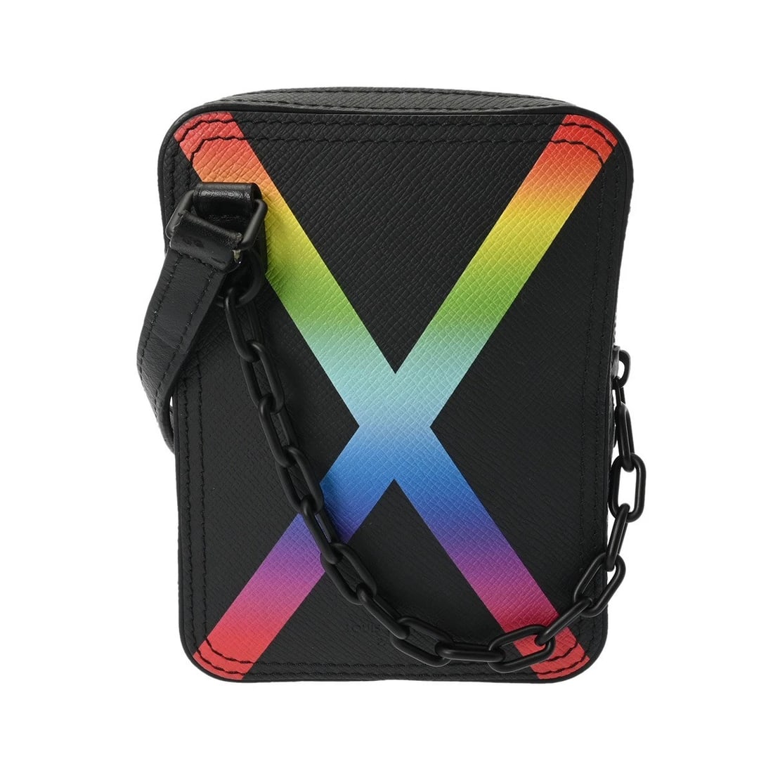 LOUIS VUITTON DANUP MESSENGER LEATHER BLACK SHOULDER BAG: LOUIS VUITTON Danup Messenger leather black Shoulder Bag Brand: LOUIS VUITTON Type/Style: Shoulder Bag Material: leather Color: black Size: H:about 6.3inch W:about 4.7inch D:about 1.6inch Accessor