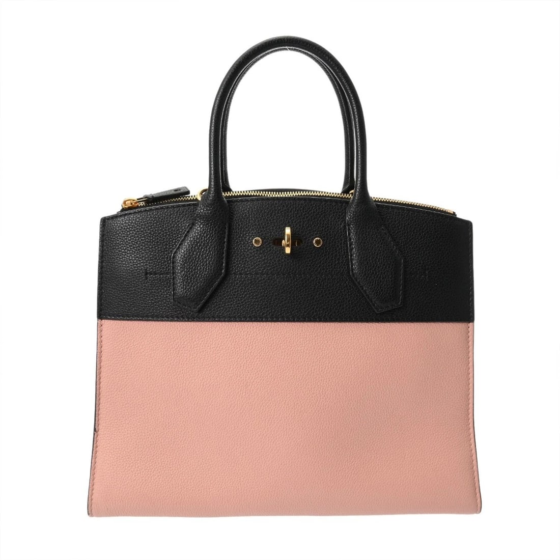 LOUIS VUITTON MM CALF LEATHER MAGNOLIA/NOIR HANDBAG (1 of 6)
