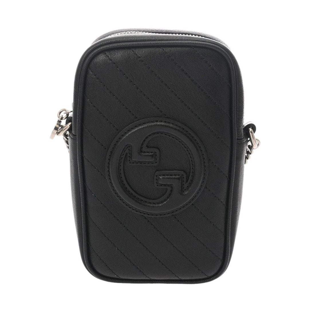 GUCCI SHOULDER BAG BLONDIE LEATHER BLACK SHOULDER BAG: GUCCI Shoulder Bag Blondie leather black Shoulder Bag Brand: GUCCI Type/Style: Shoulder Bag Material: leather Color: black ? SilverMetal Size: H:about 6.7inch W:about 3.9inch D:about 2.0inch Acces