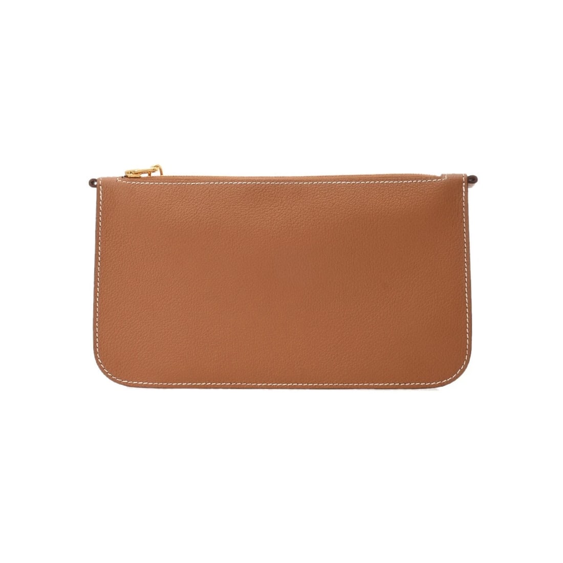 HERMES EVERCOLOR GOLD POUCH: HERMES Evercolor gold Pouch Brand: HERMES Type/Style: Pouch Material: Evercolor Color: gold ? Gold Metal Size: H:about 4.7inch W:about 8.3inch Handle:about 24.4inch Accessories: None Acces