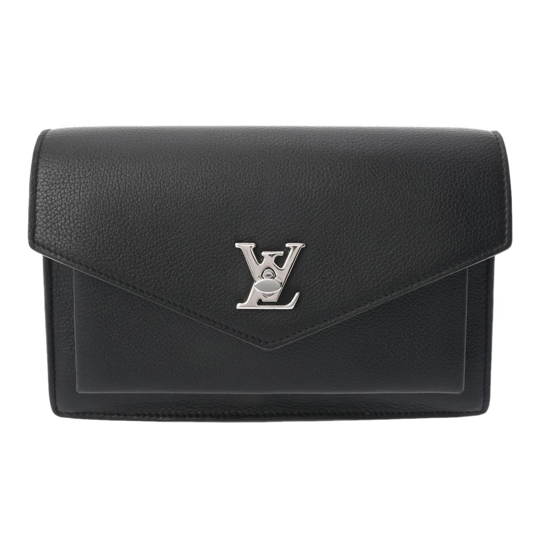 LOUIS VUITTON MY ROCK ME CHAIN NOIR SHOULDER BAG: LOUIS VUITTON My Rock Me Chain Noir Shoulder Bag Brand: LOUIS VUITTON Type/Style: Shoulder Bag Material: Calf leather Color: Noir Size: H:about 5.1inch W:about 7.5inch D:about 1.8inch Accessories: