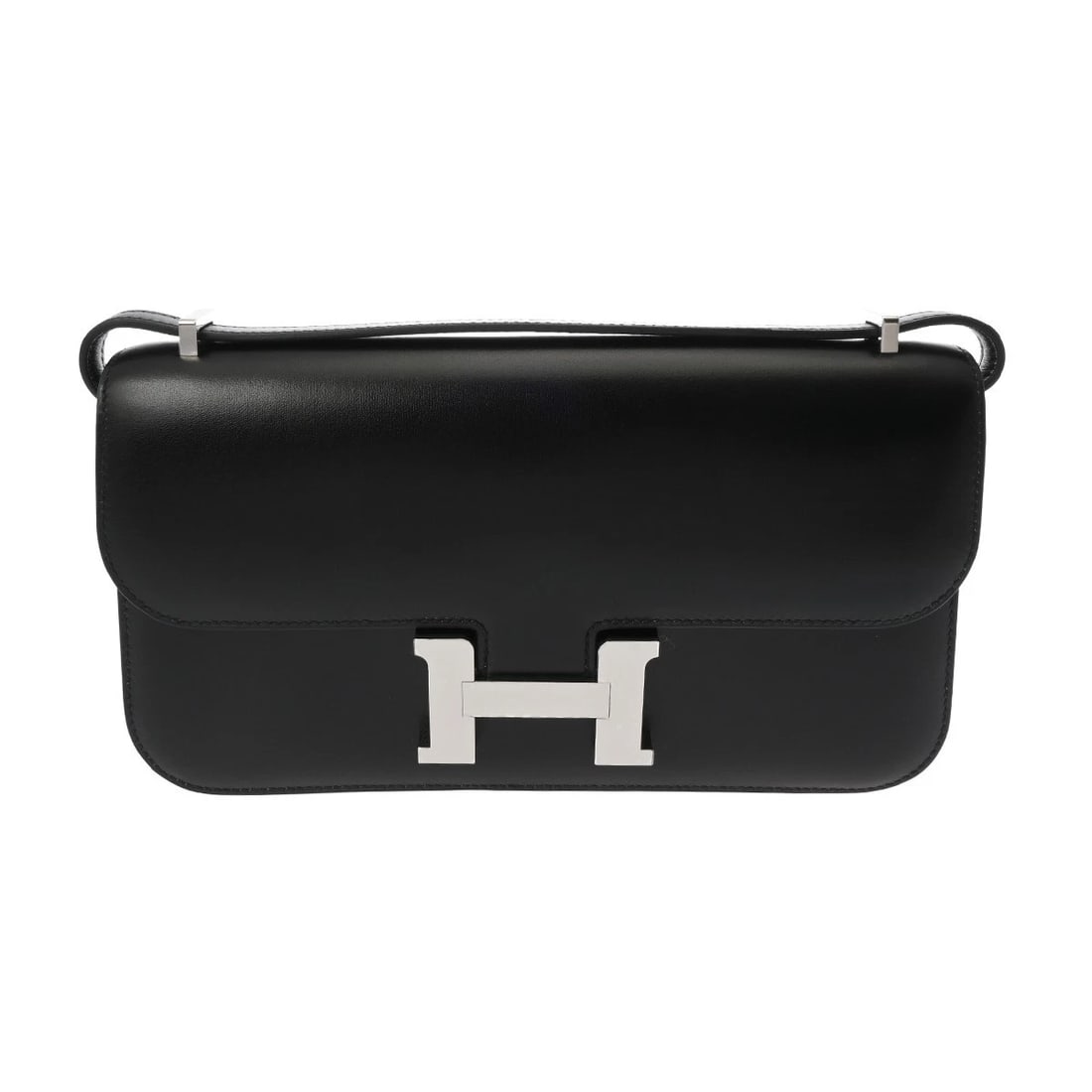 HERMES CONSTANCE ELAN MIROIR BOX SCARF BLACK SHOULDER BAG: HERMES Constance Elan Miroir Box scarf black Shoulder Bag Brand: HERMES Type/Style: Shoulder Bag Material: Box scarf Color: black ? SilverMetal Size: H:about 5.1inch W:about 9.3inch D:about 1.2inch