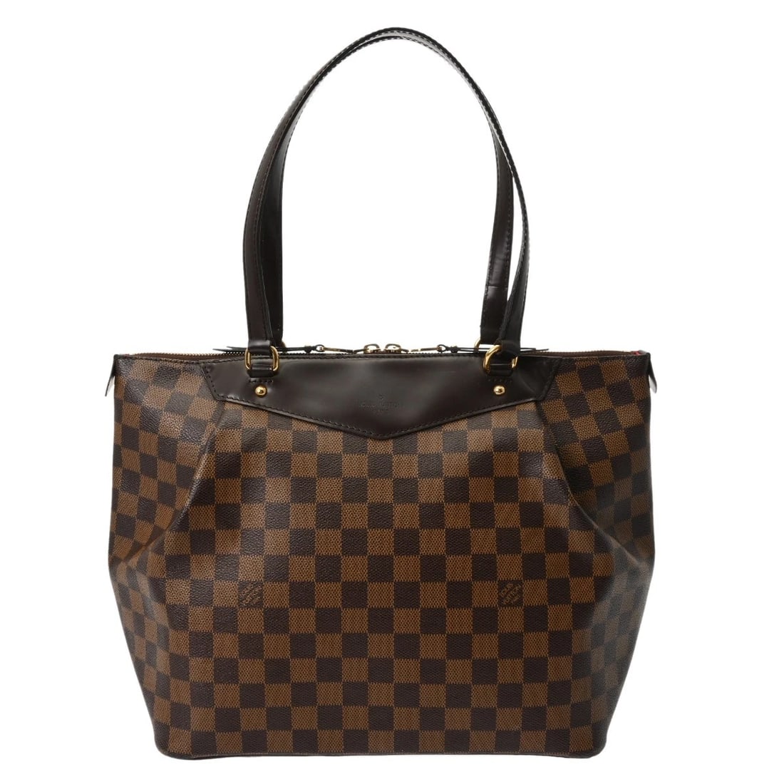 LOUIS VUITTON WESTMINSTER GM DAMIER CANVAS BROWN TOTE BAG (1 of 6)