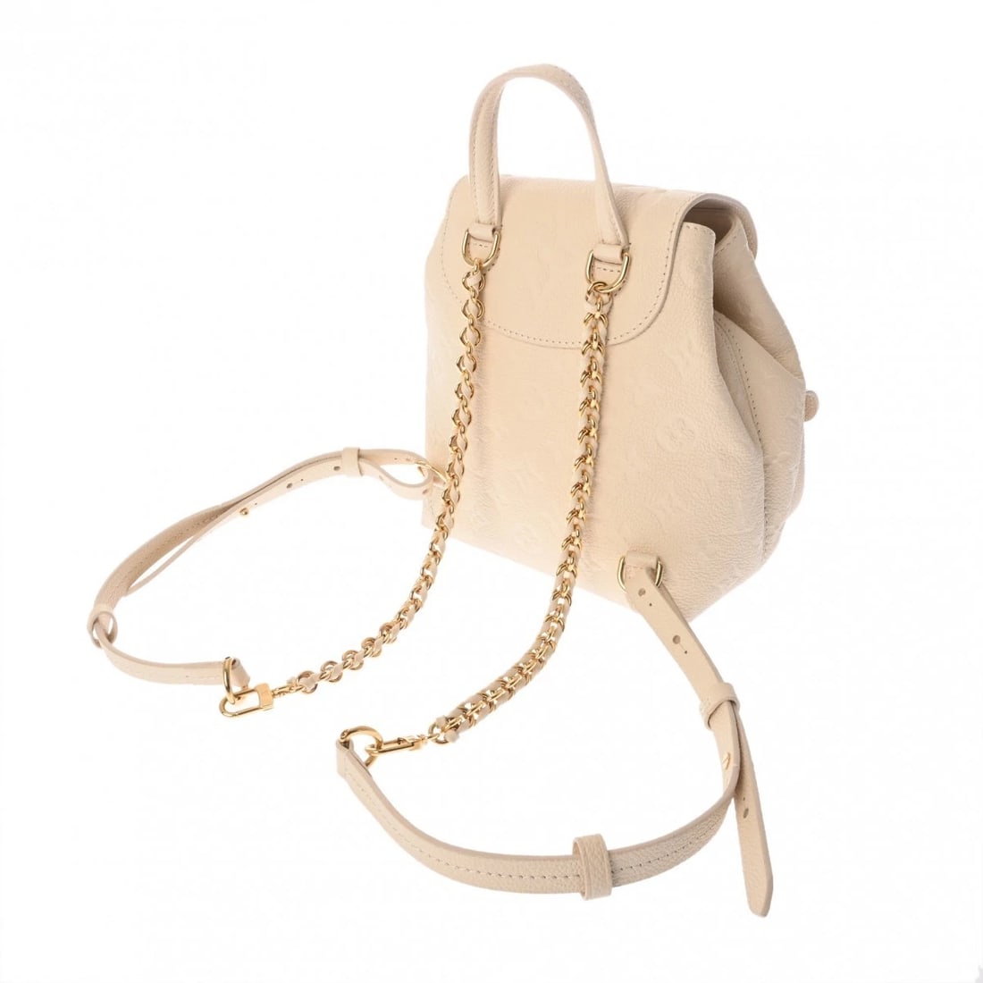 LOUIS VUITTON BACKUP MONOGRAM EMPREINTE CREME BACKPACK - 3