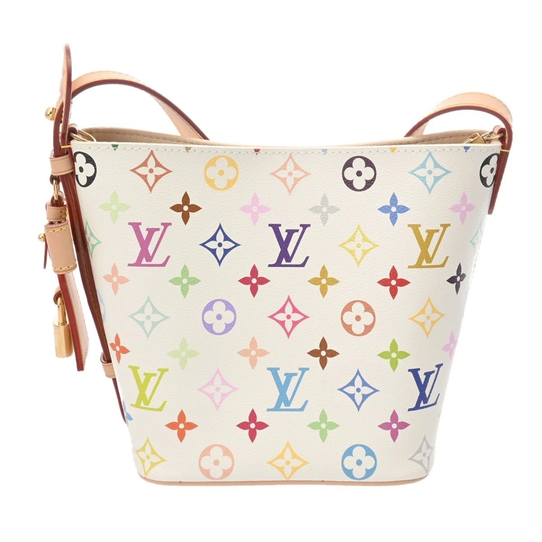 LOUIS VUITTON LVXTM ALL-IN BB MONOGRAM MULTICOLOR CANVAS: LOUIS VUITTON LVxTM All-in BB Monogram multicolor canvas Brand: LOUIS VUITTON Type/Style: Handbag Material: Monogram canvas Color: multicolor Size: H:about 7.3inch W:about 6.7inch D:about 5.1inch
